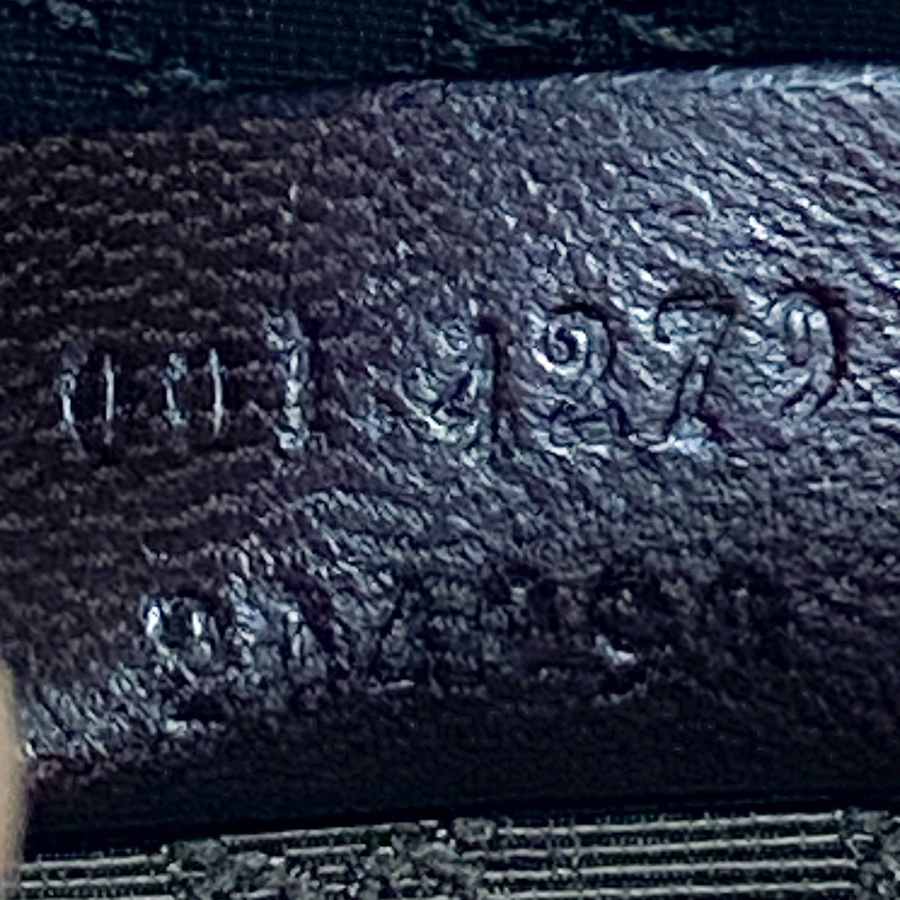 Yellow Embossed Lizard Leather Bag