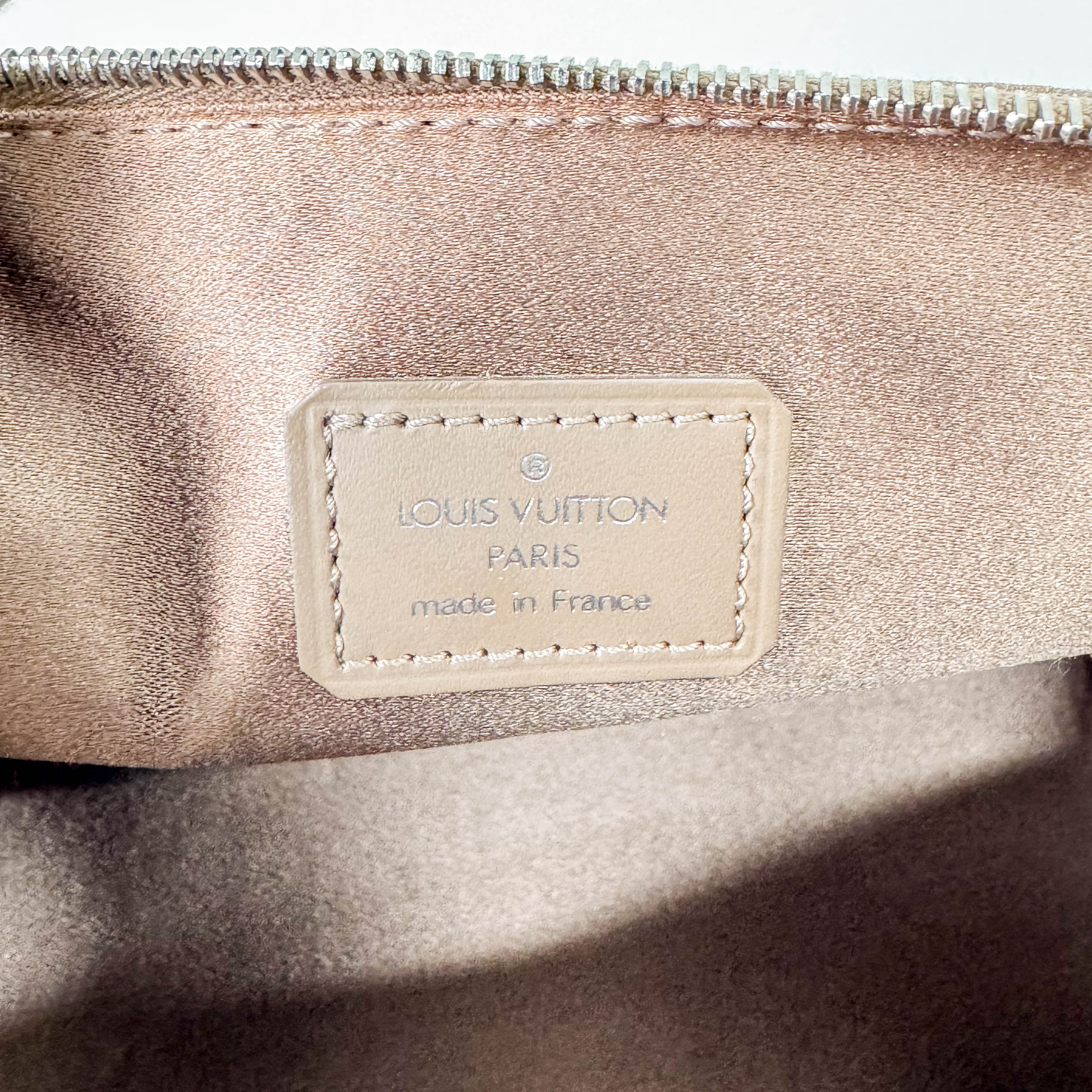 Monogram Satin Little Alma Bag