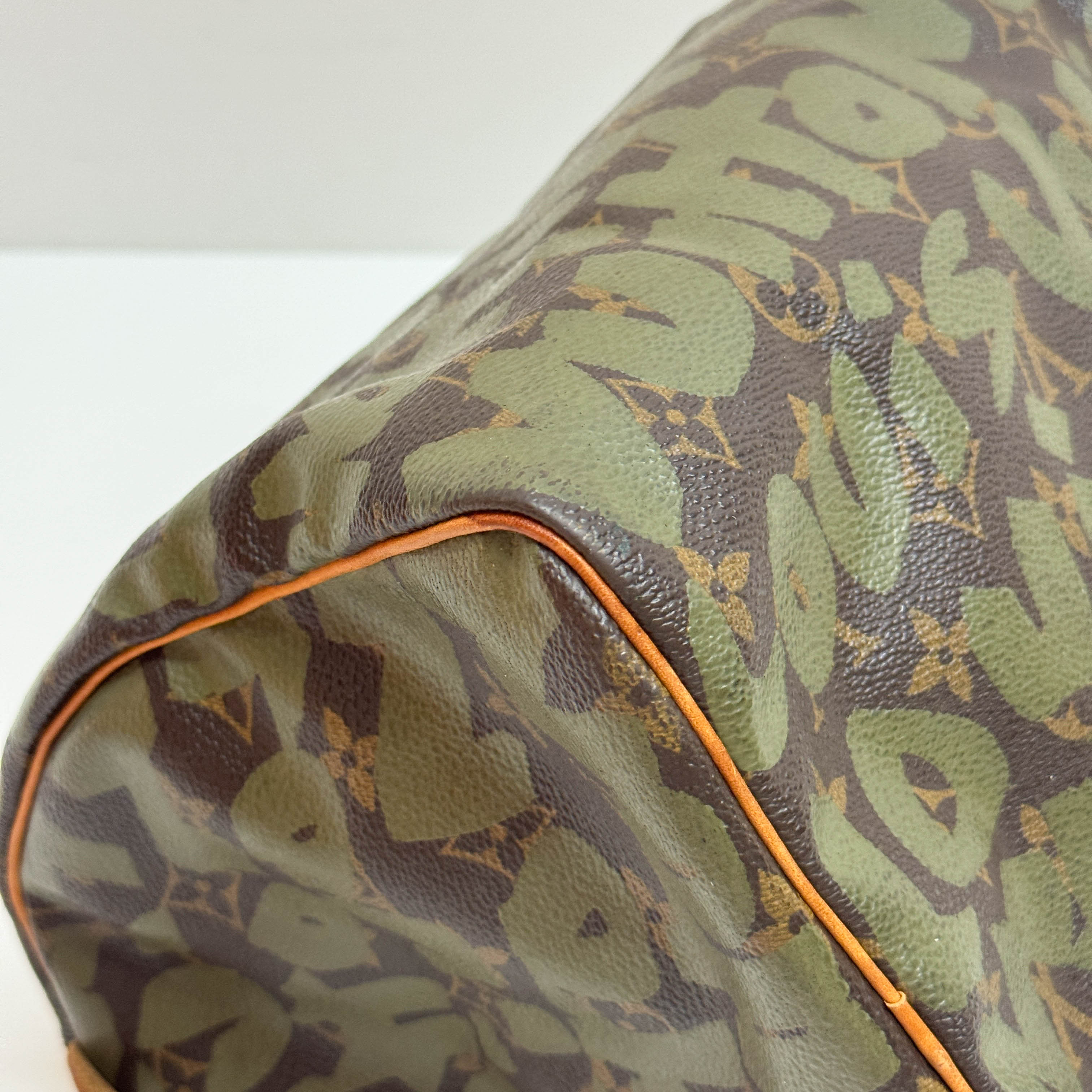 Stephen Sprouse Monogram Graffiti Speedy 30 Army Green