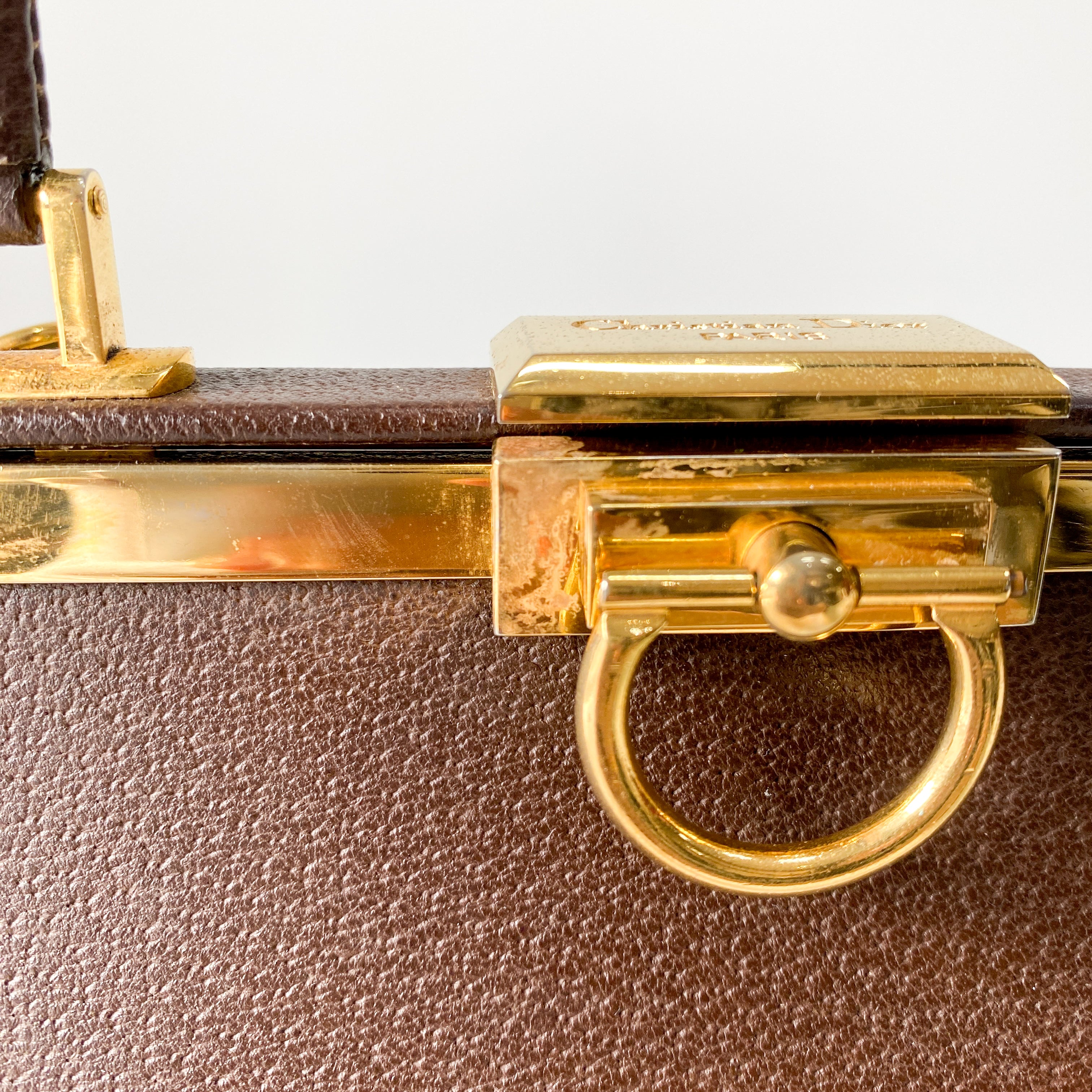 2Way Brown Leather Hand/Shoulder Bag