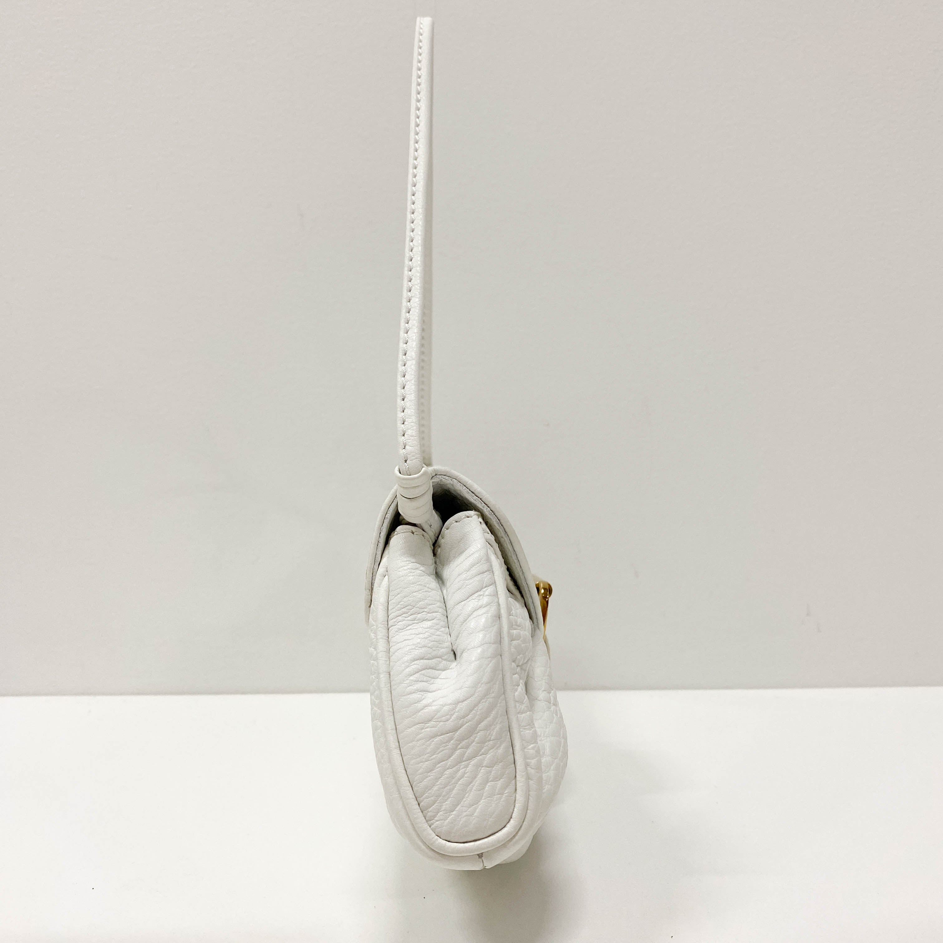 White Leather Shoulder Bag