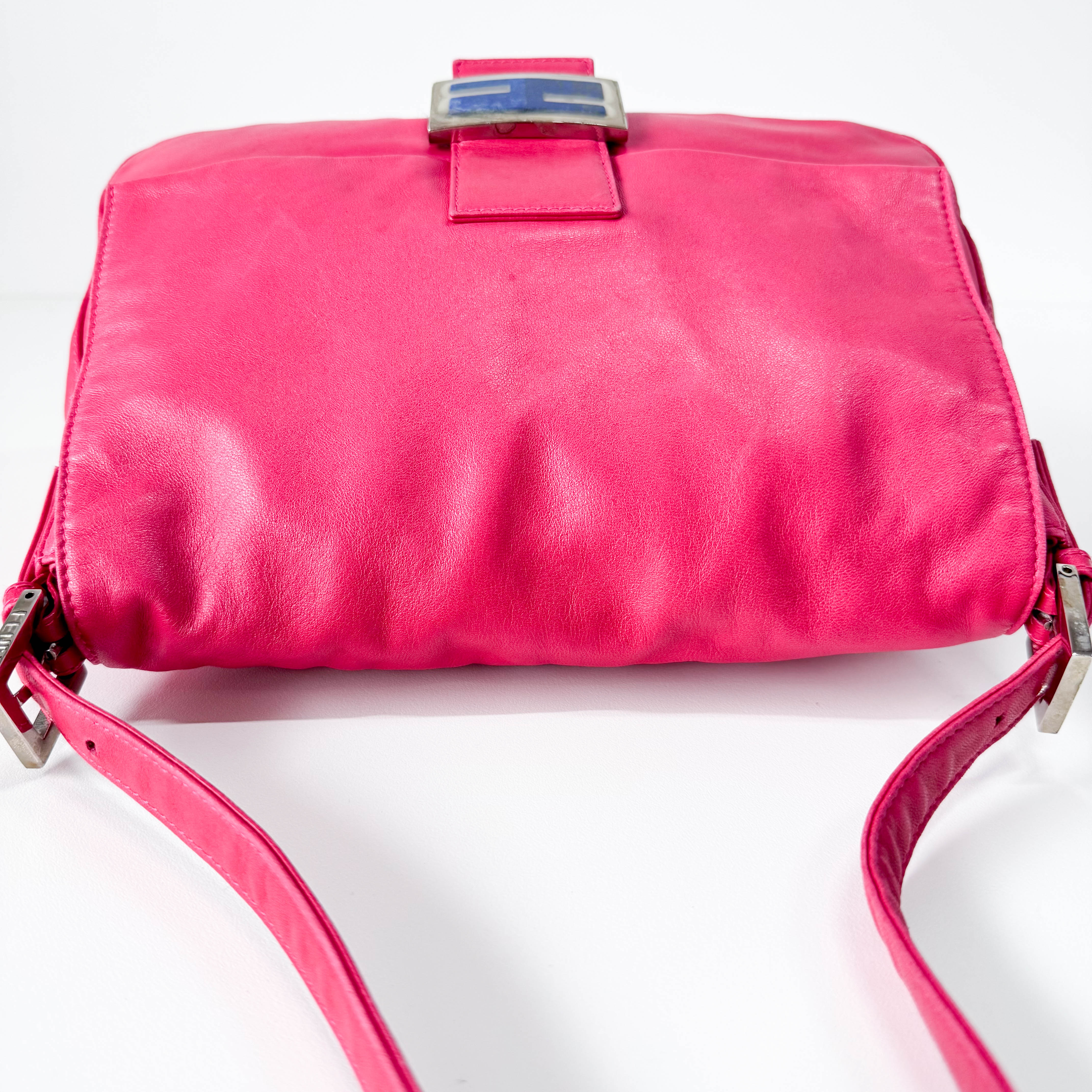 Shocking Pink Mamma Baguette Bag