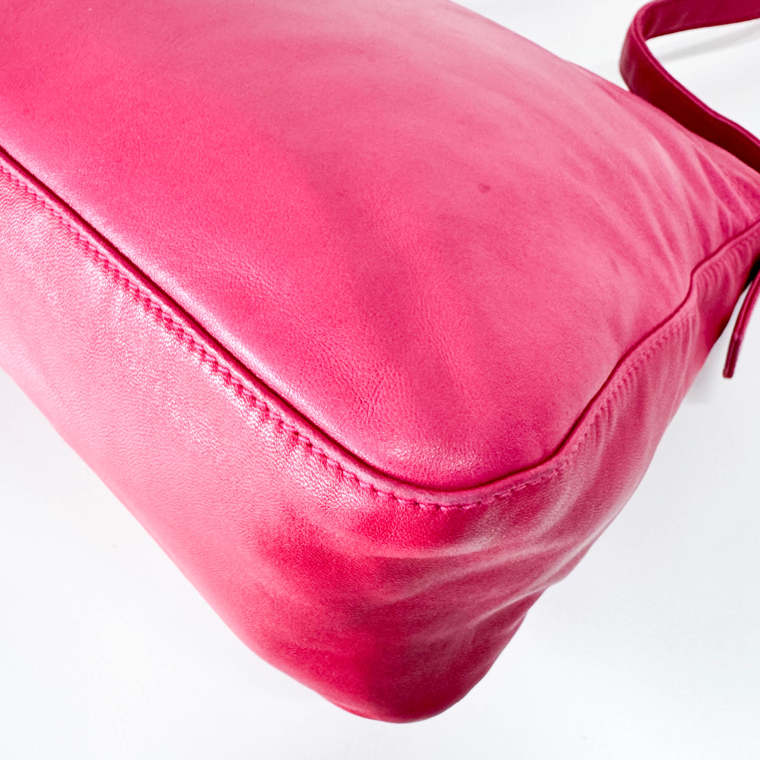 Shocking Pink Mamma Baguette Bag