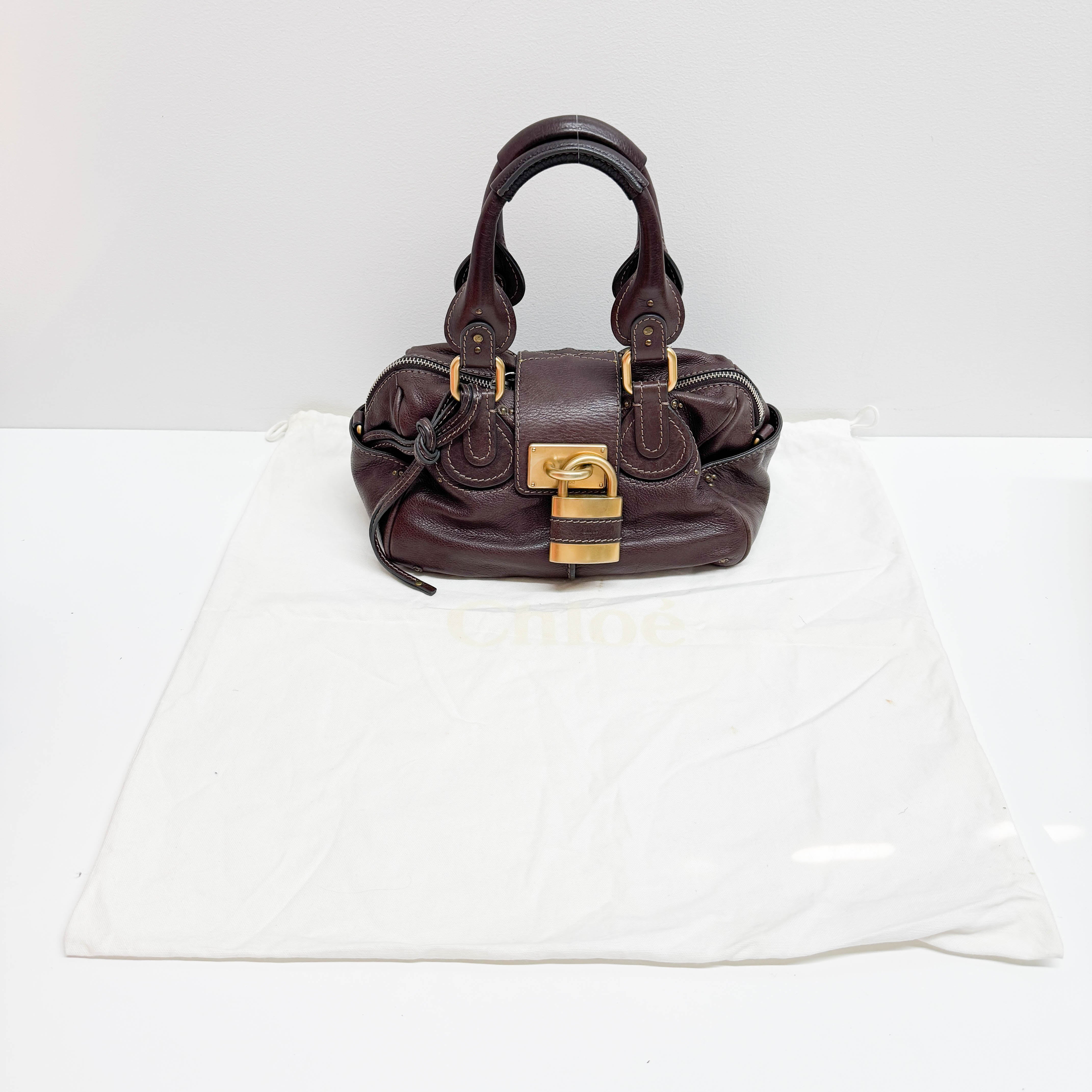Paddington Brown Leather Hand Bag