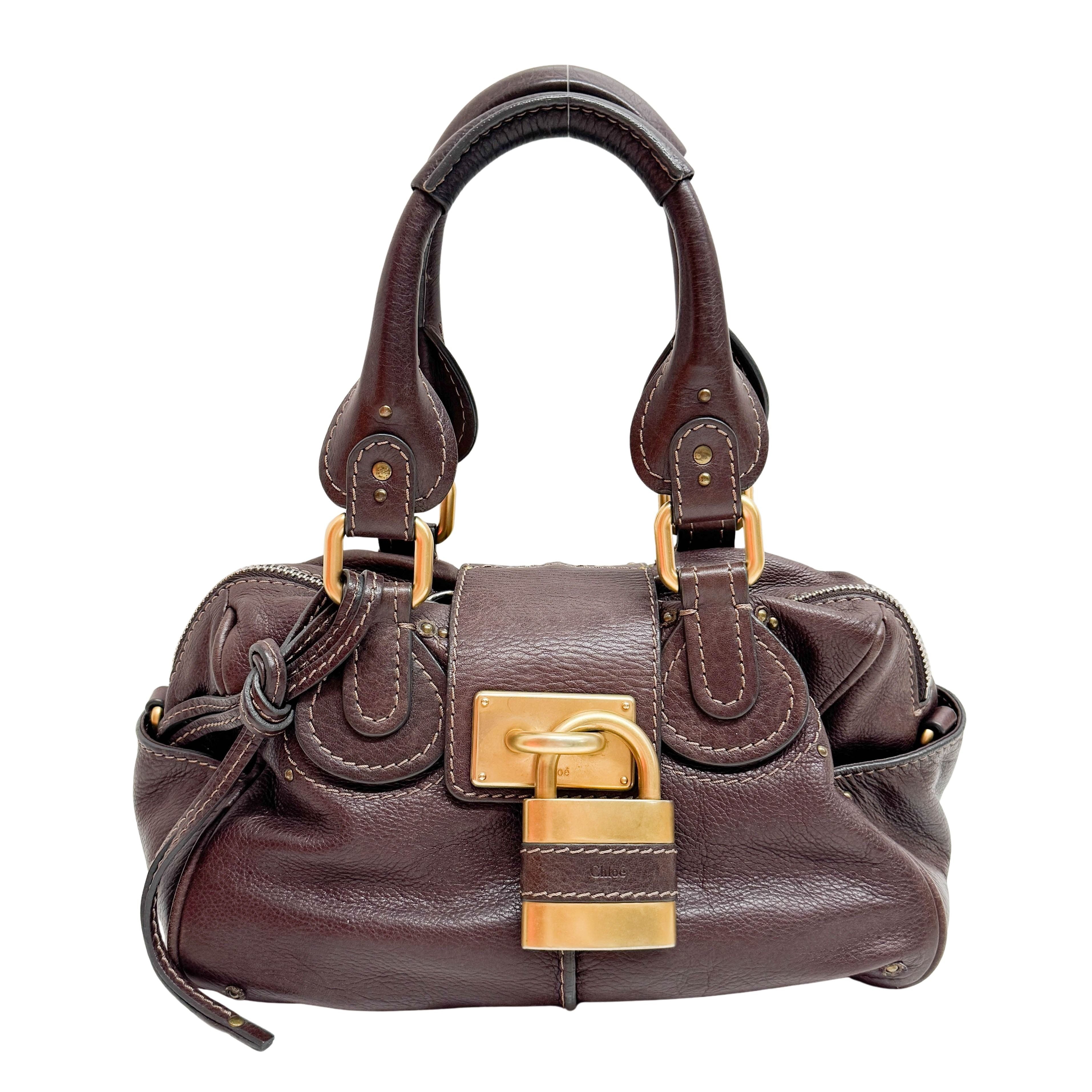 Paddington Brown Leather Hand Bag