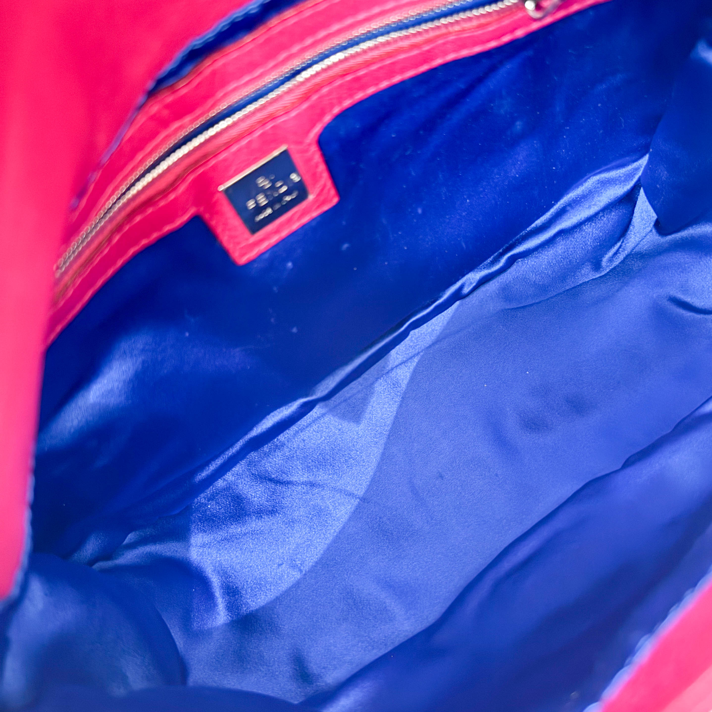 Shocking Pink Mamma Baguette Bag