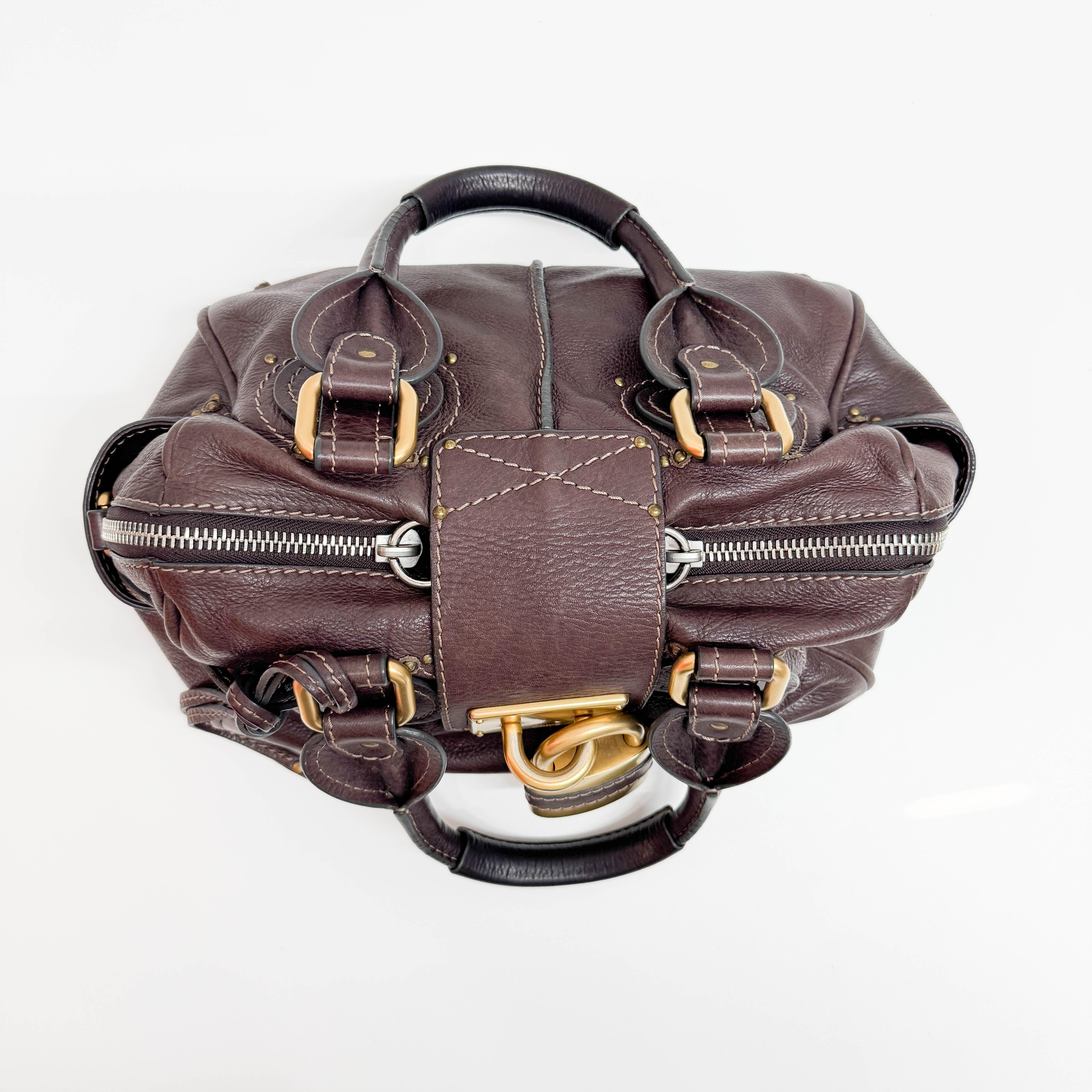 Paddington Brown Leather Hand Bag