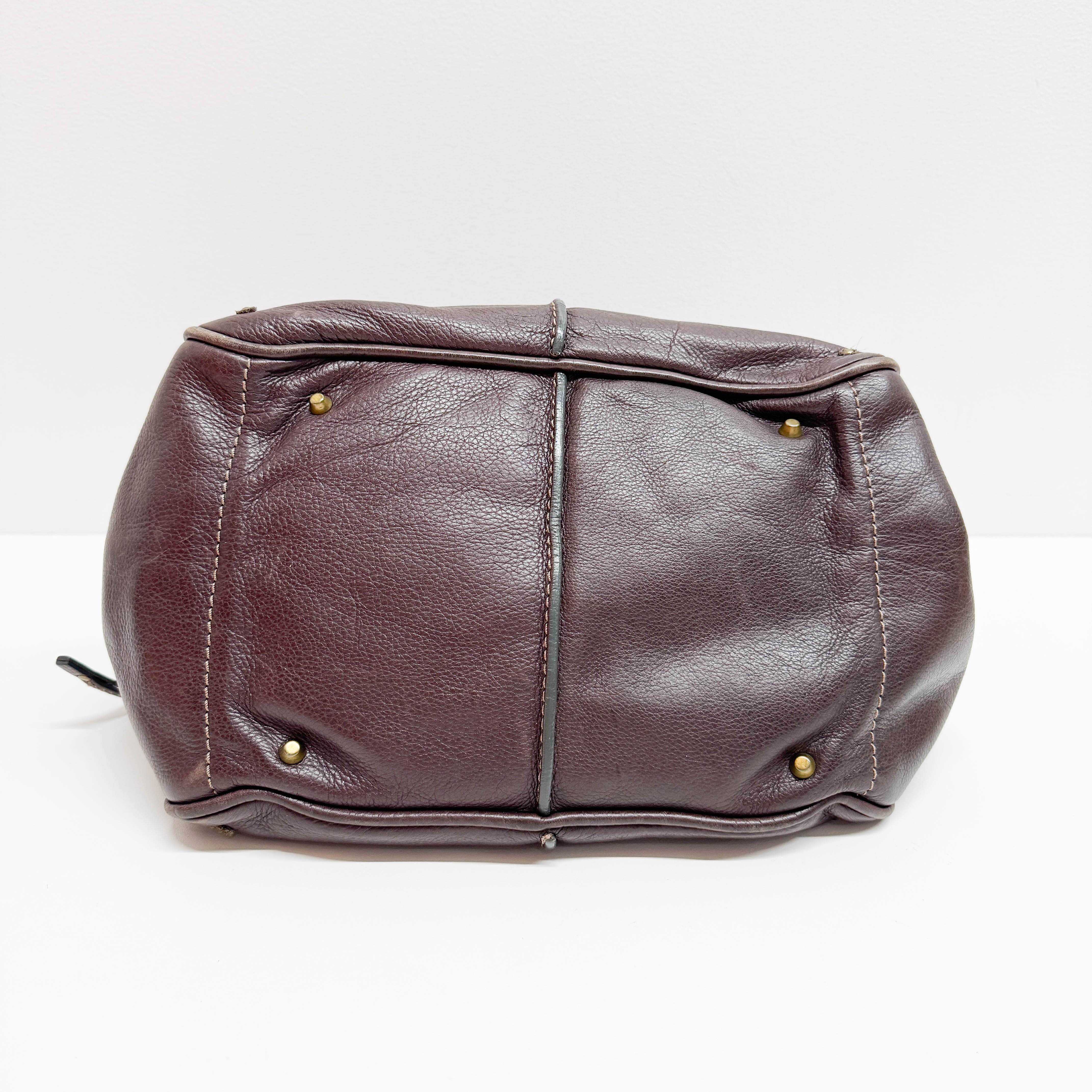 Paddington Brown Leather Hand Bag