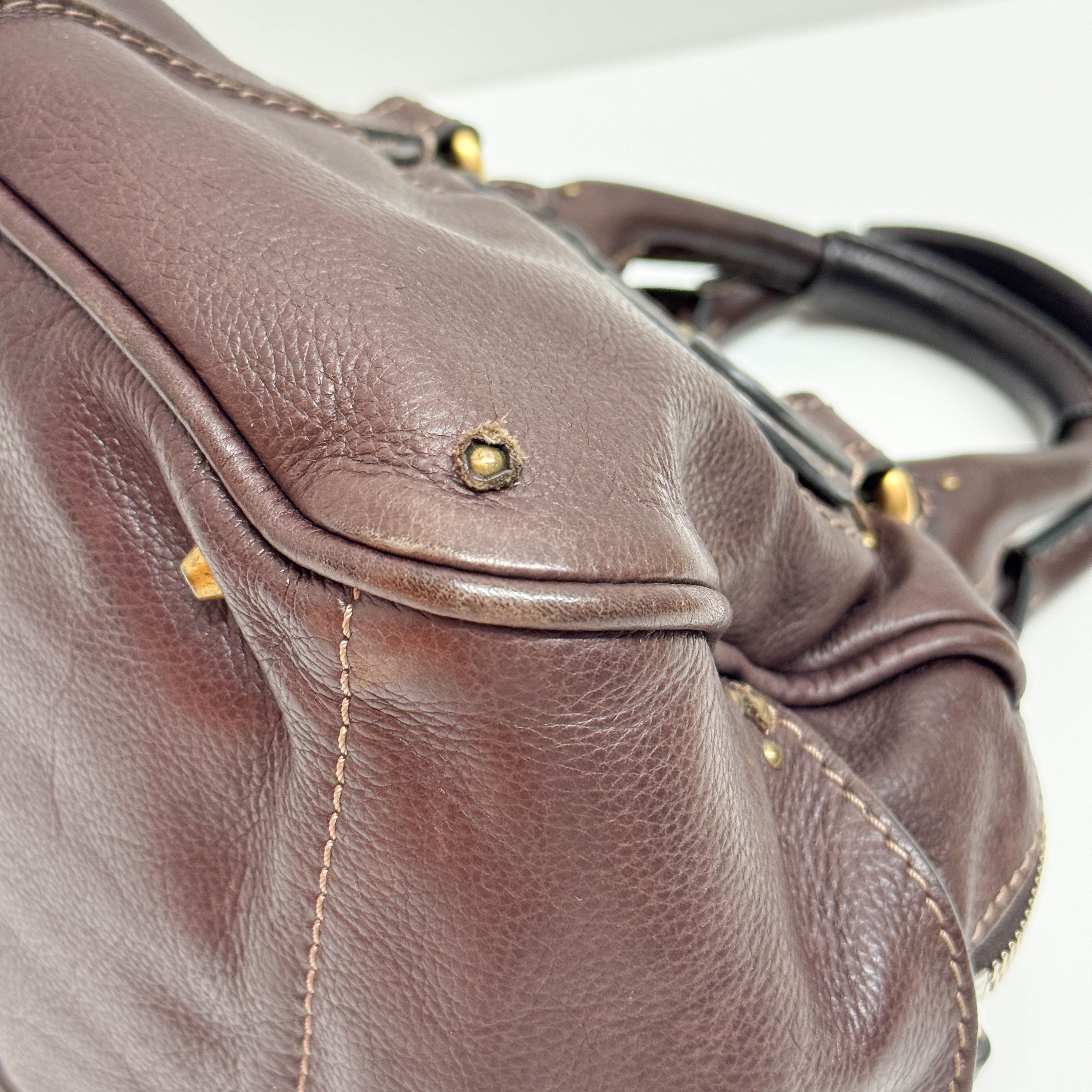 Paddington Brown Leather Hand Bag