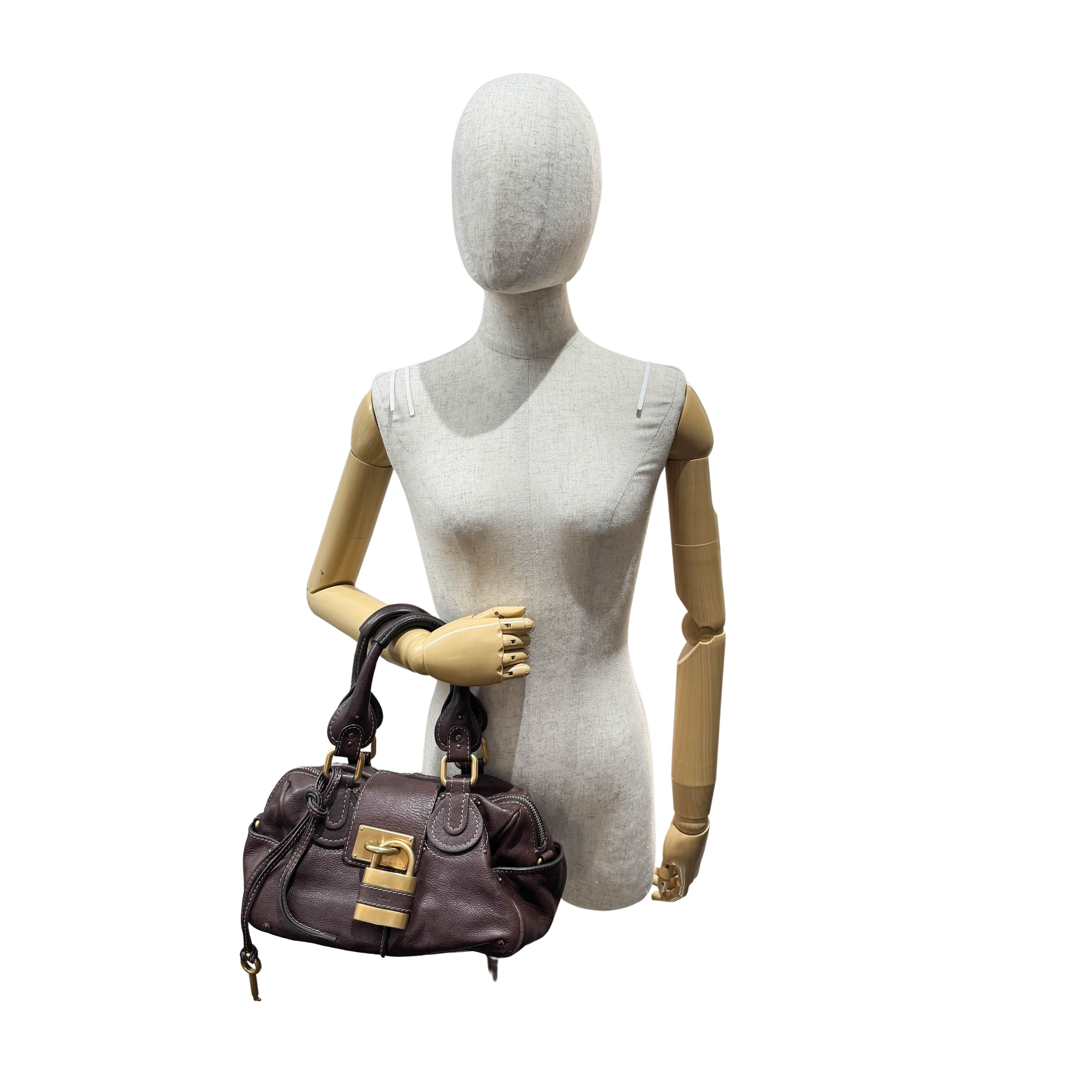 Paddington Brown Leather Hand Bag