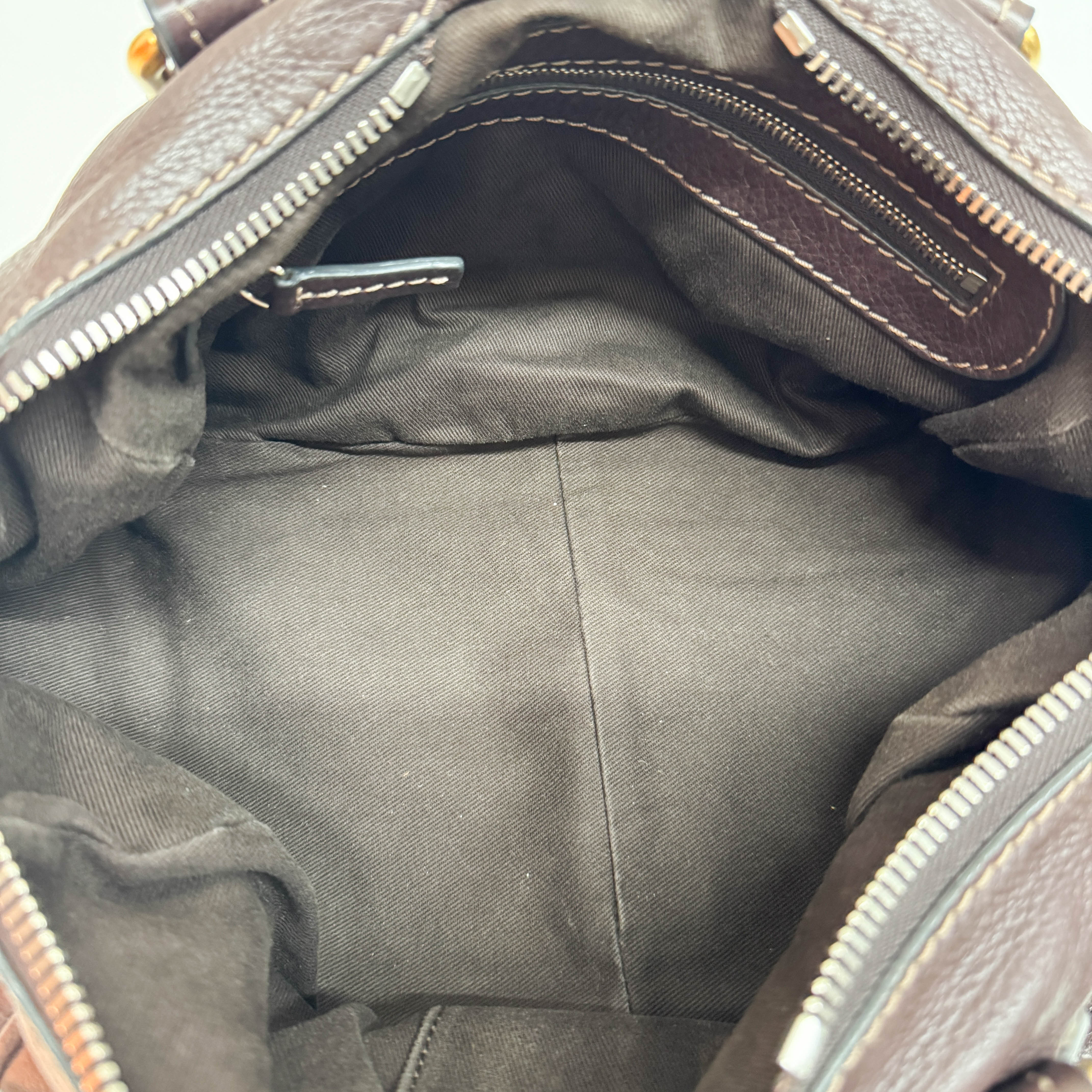 Paddington Brown Leather Hand Bag