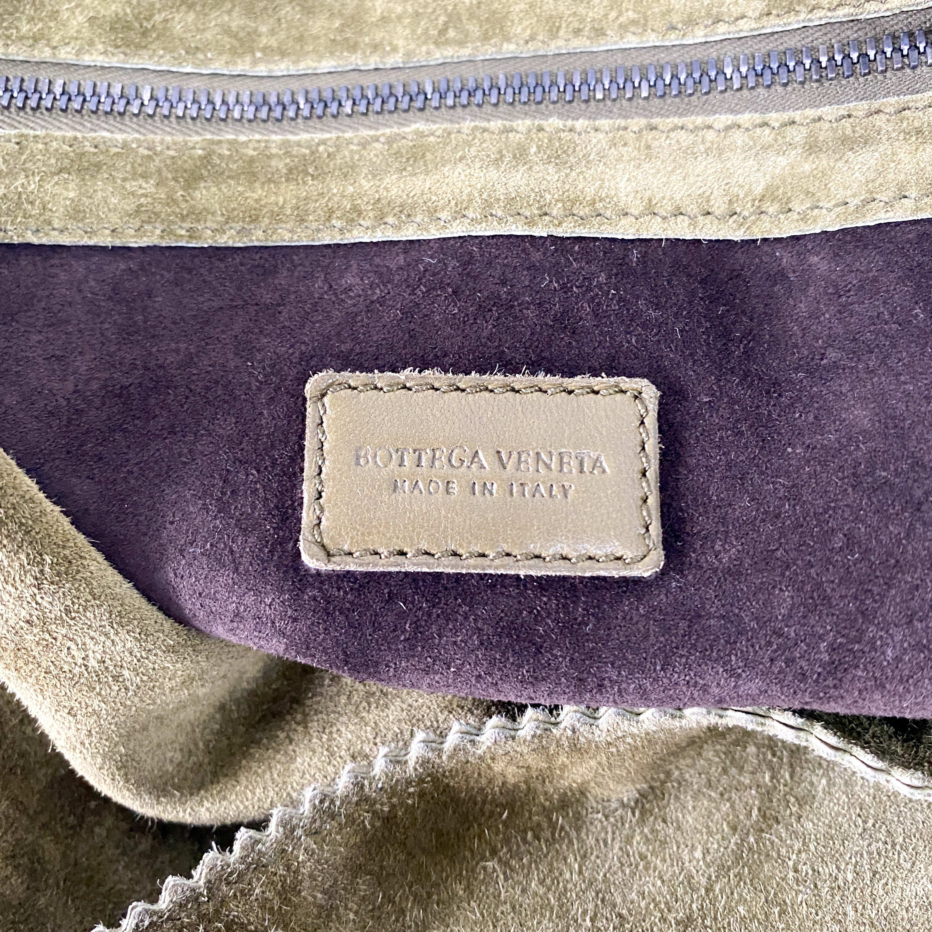 Green Suede Shoulder Bag