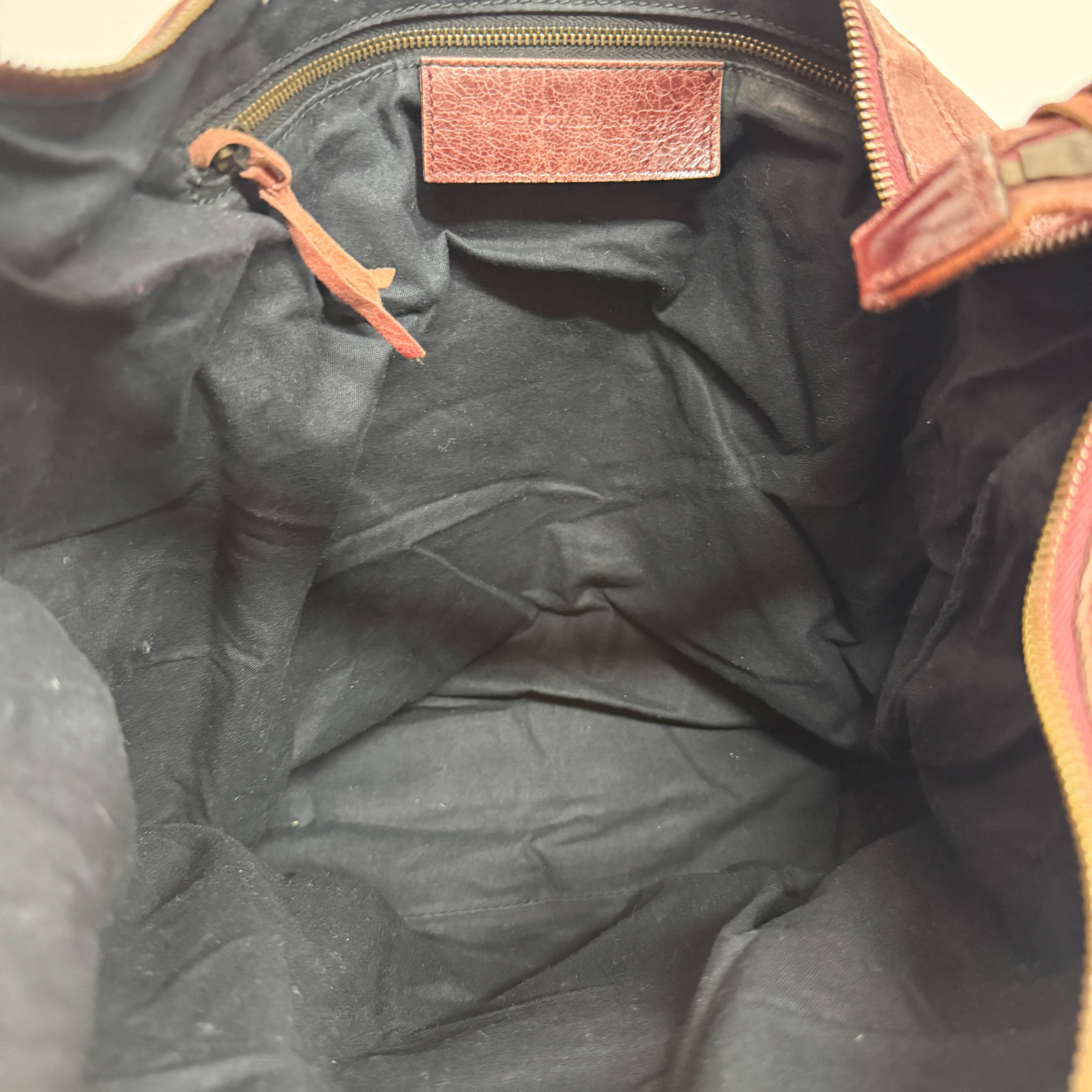 The Day Brown Calfskin Leather Hobo Bag