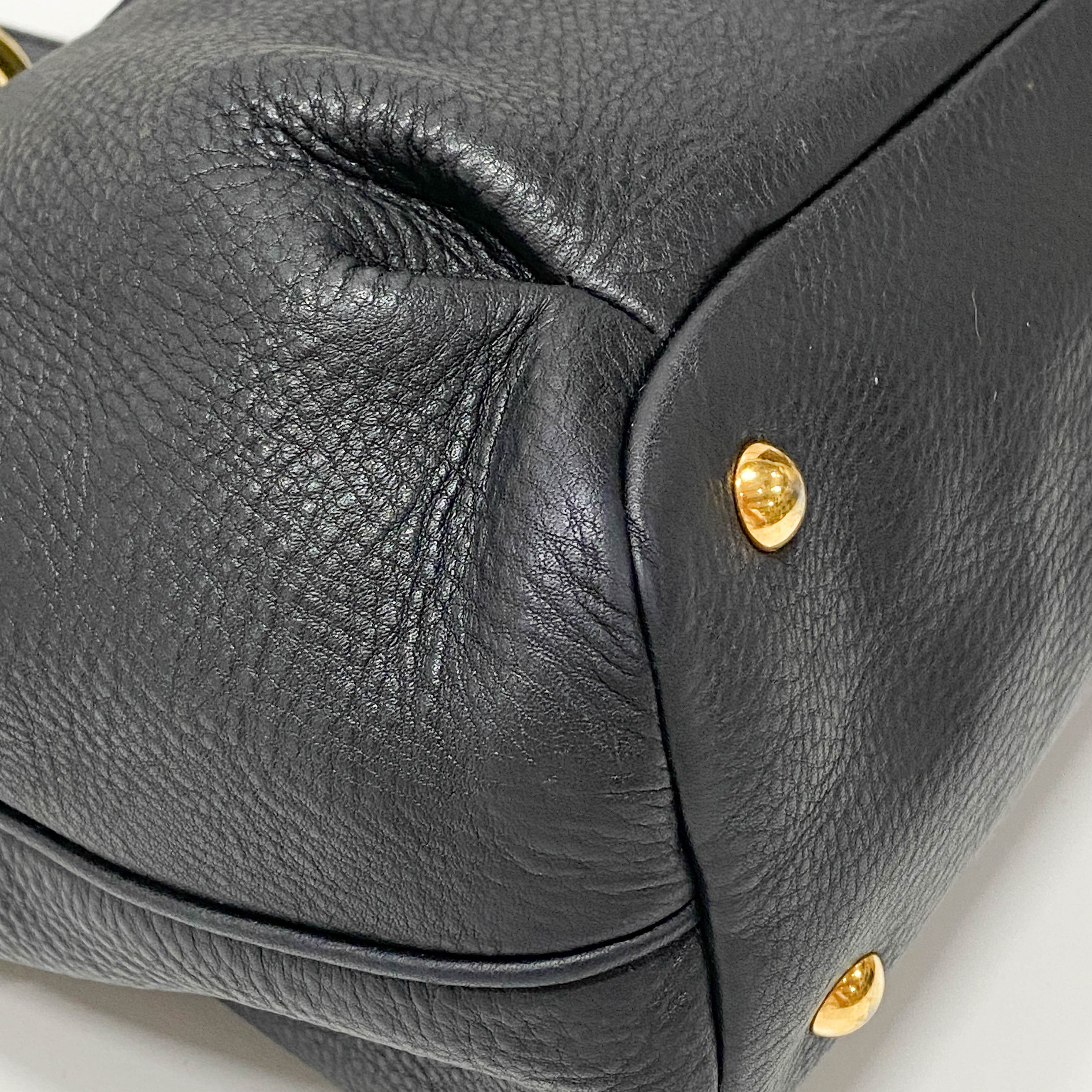 MIU MIU Archive Black Leather Shoulder Bag – HIVE PRELOVED