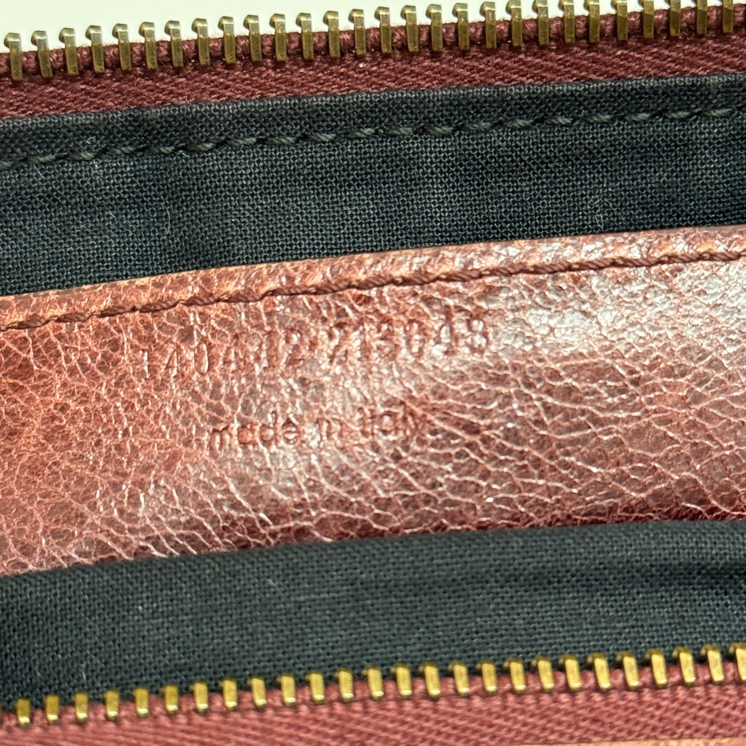 The Day Brown Calfskin Leather Hobo Bag