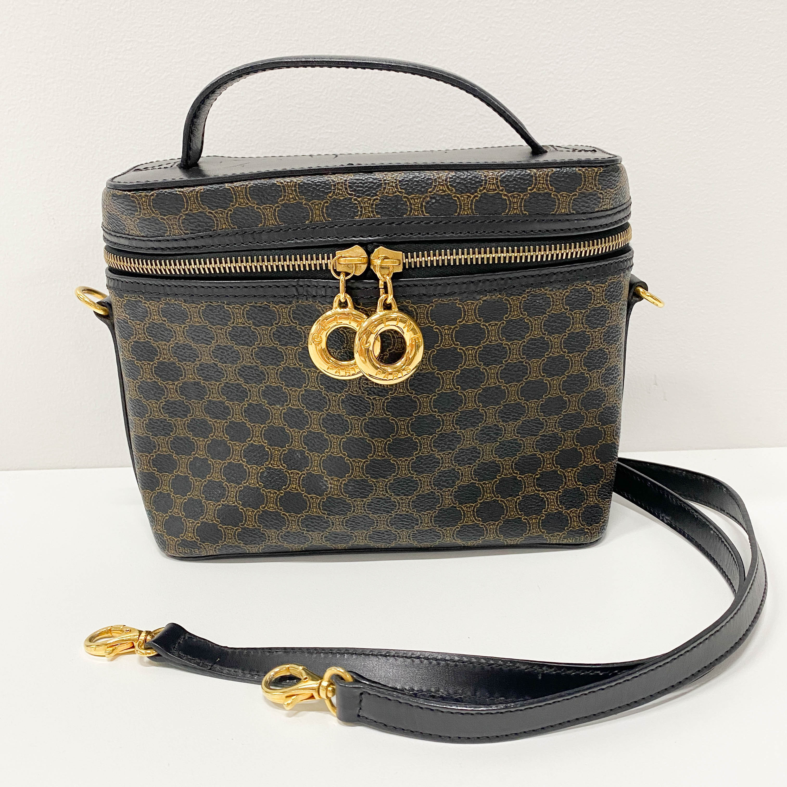 Macadam Triomphe Vanity Top Handle Bag