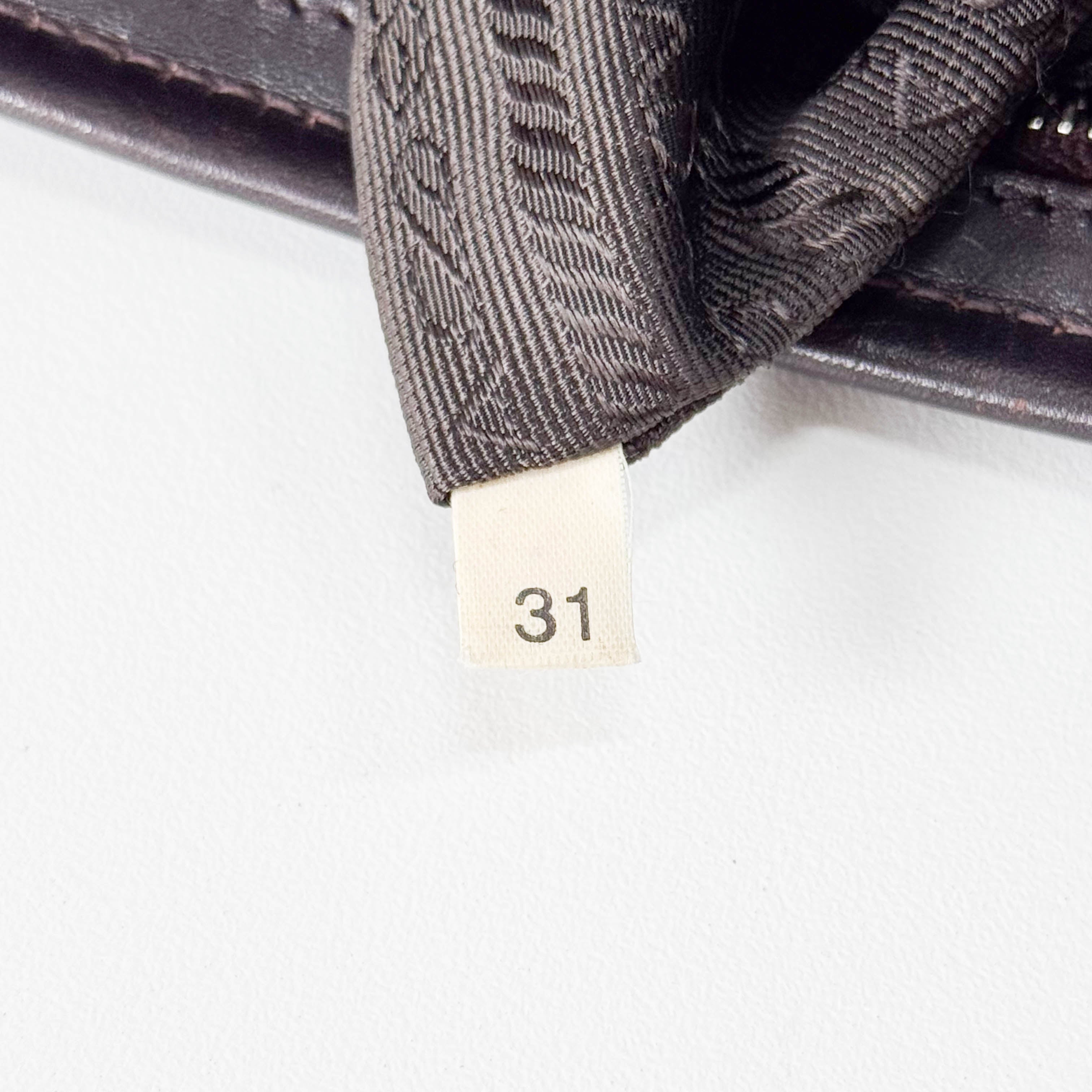 Brown Leopard Print Pony Hair Handbag