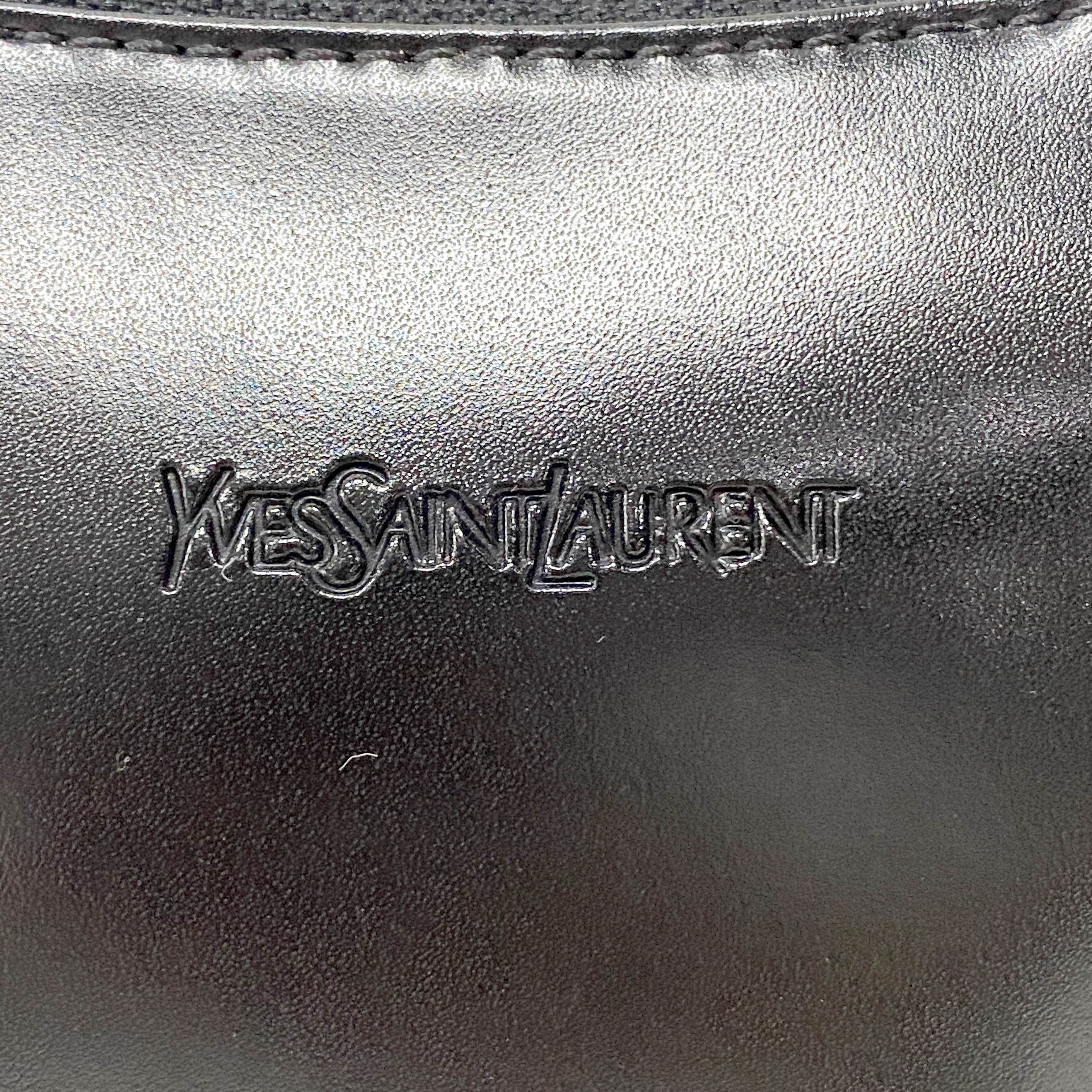 Mini Black Patent Leather Shoulder Bag