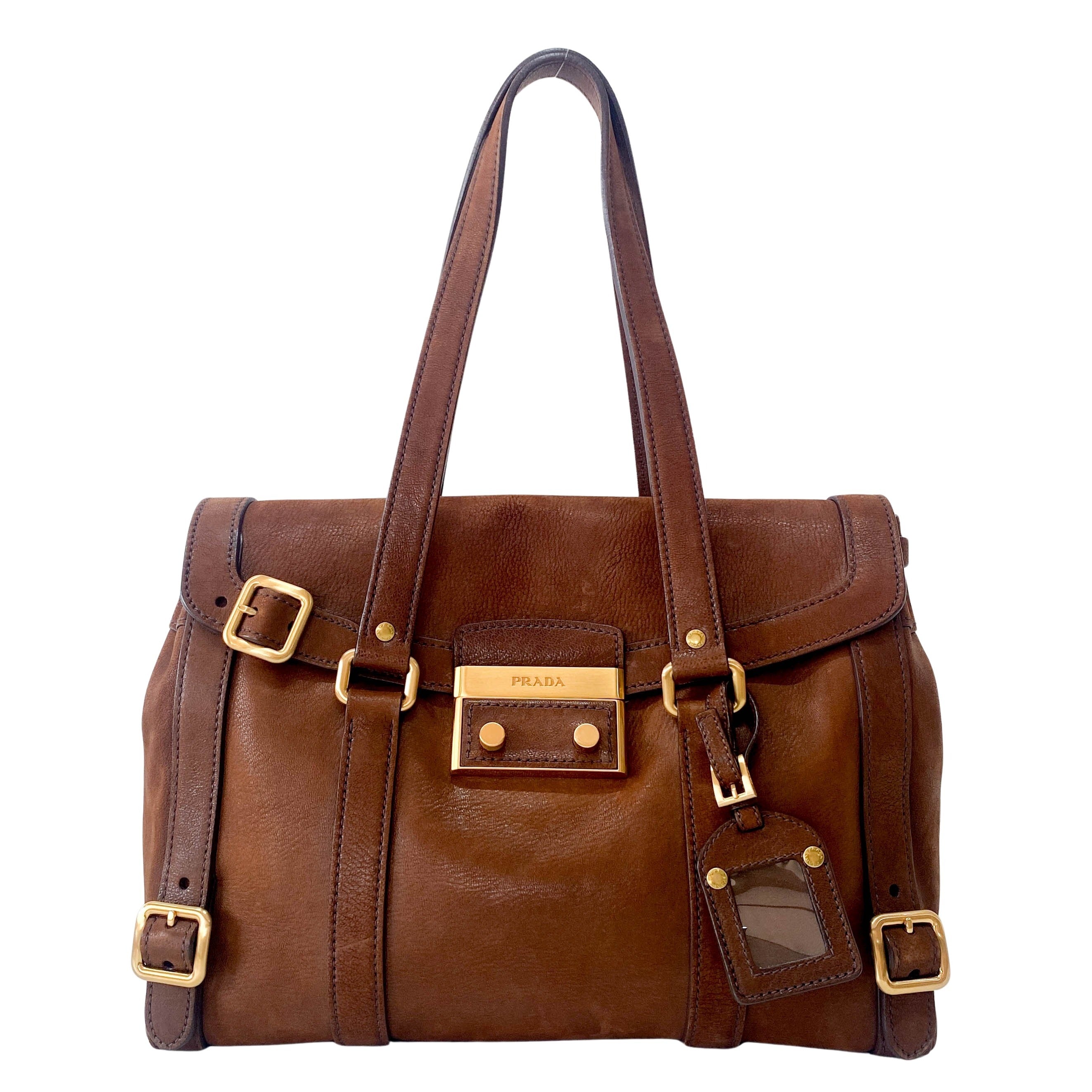 Brown Leather Shoulder Bag