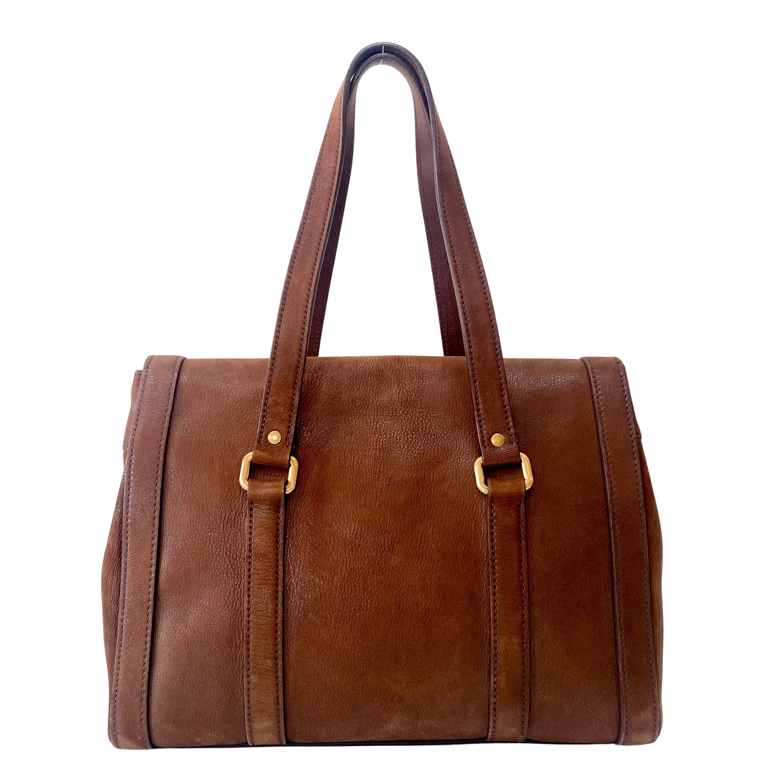 Brown Leather Shoulder Bag