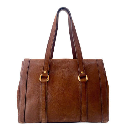 Brown Leather Shoulder Bag
