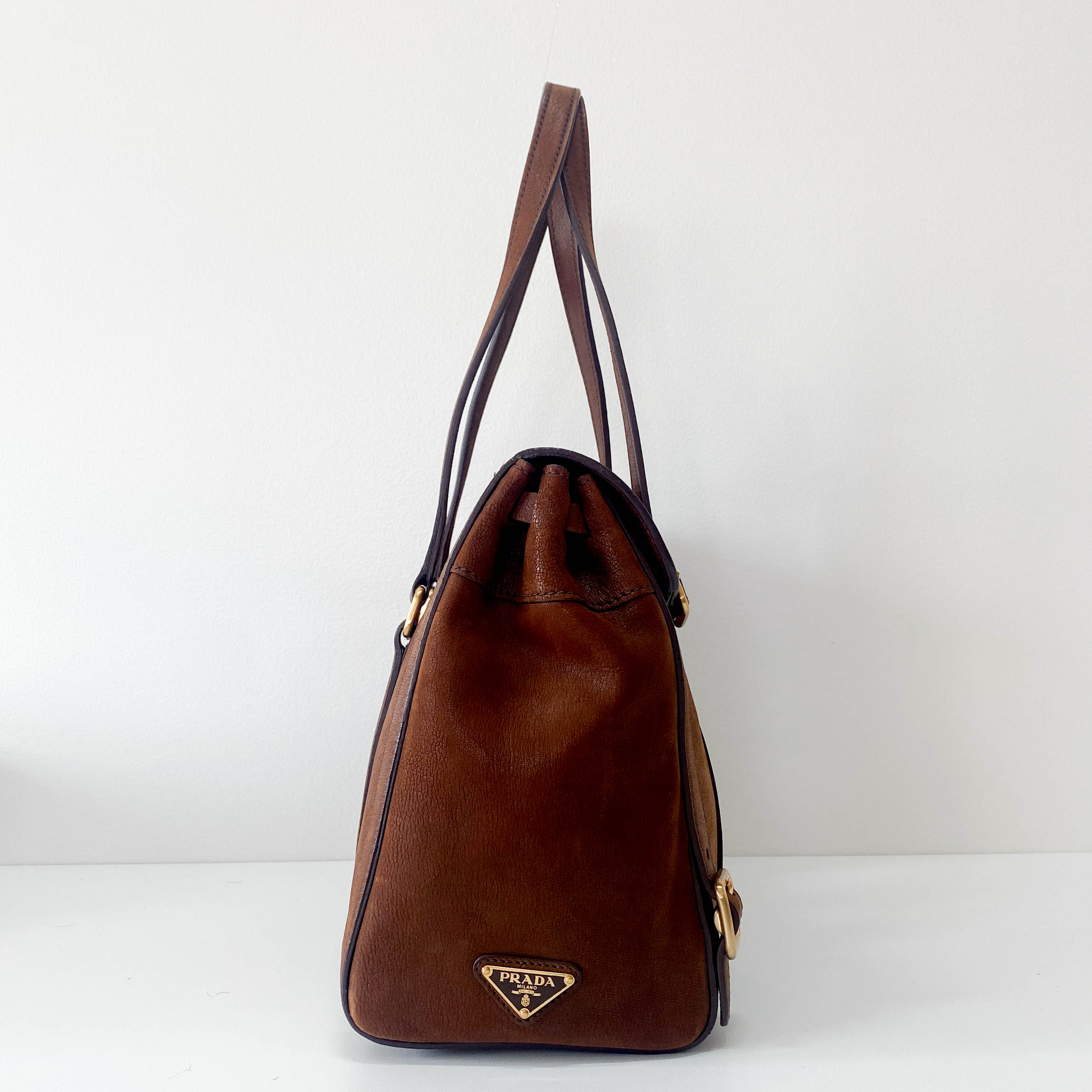 Brown Leather Shoulder Bag