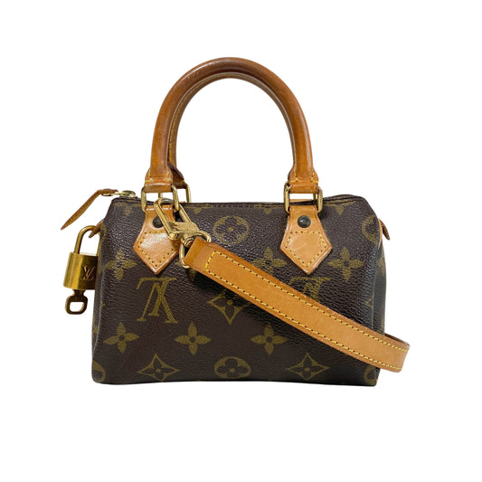 Nano Speedy / Mini HL Monogram Handbag with Strap