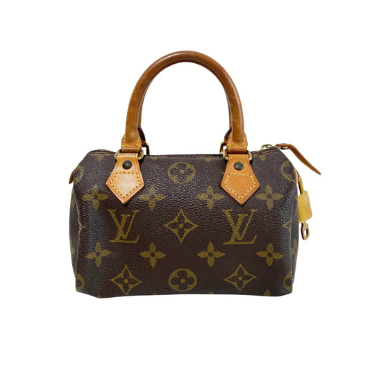 Nano Speedy / Mini HL Monogram Handbag with Strap
