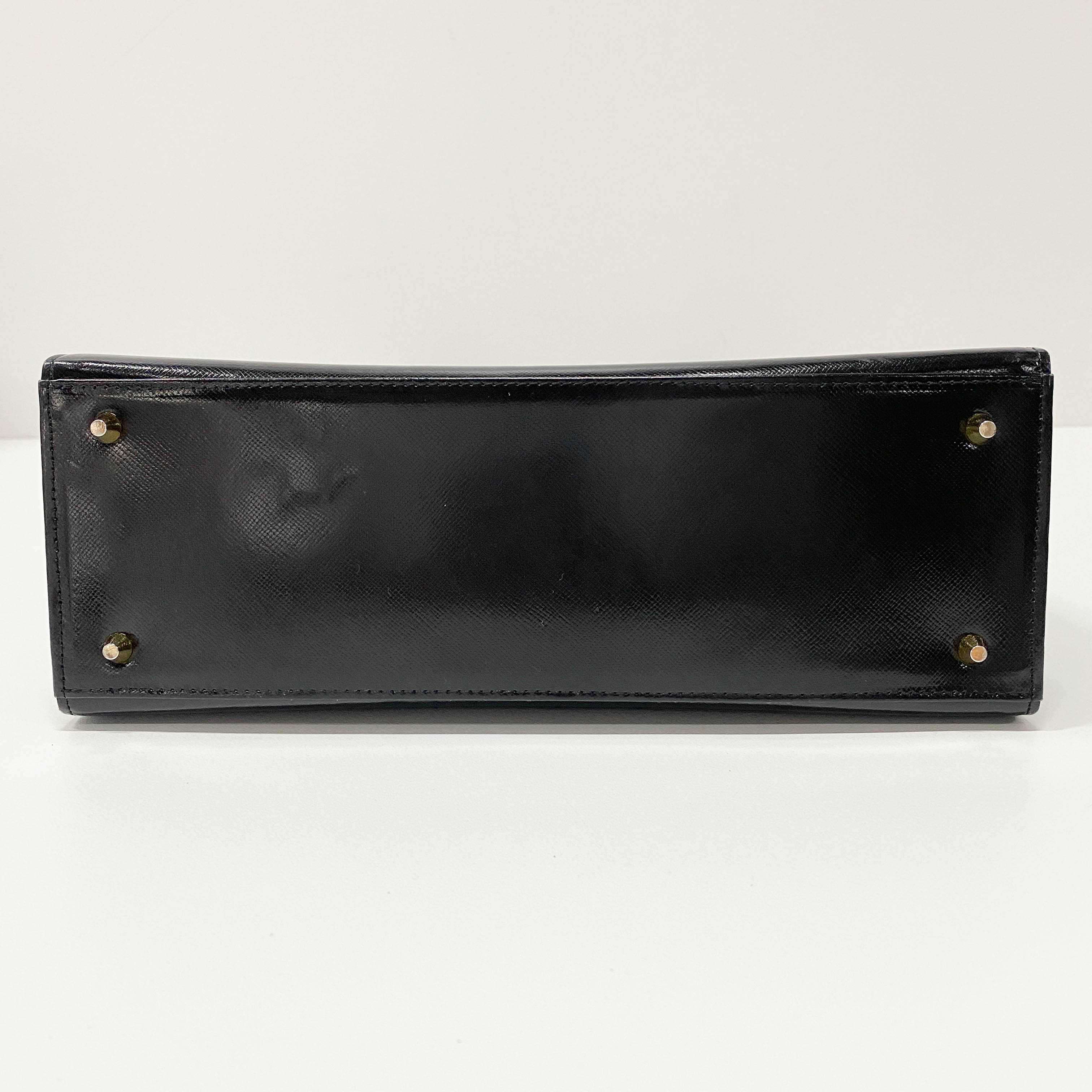 Black Leather Shoulder Bag