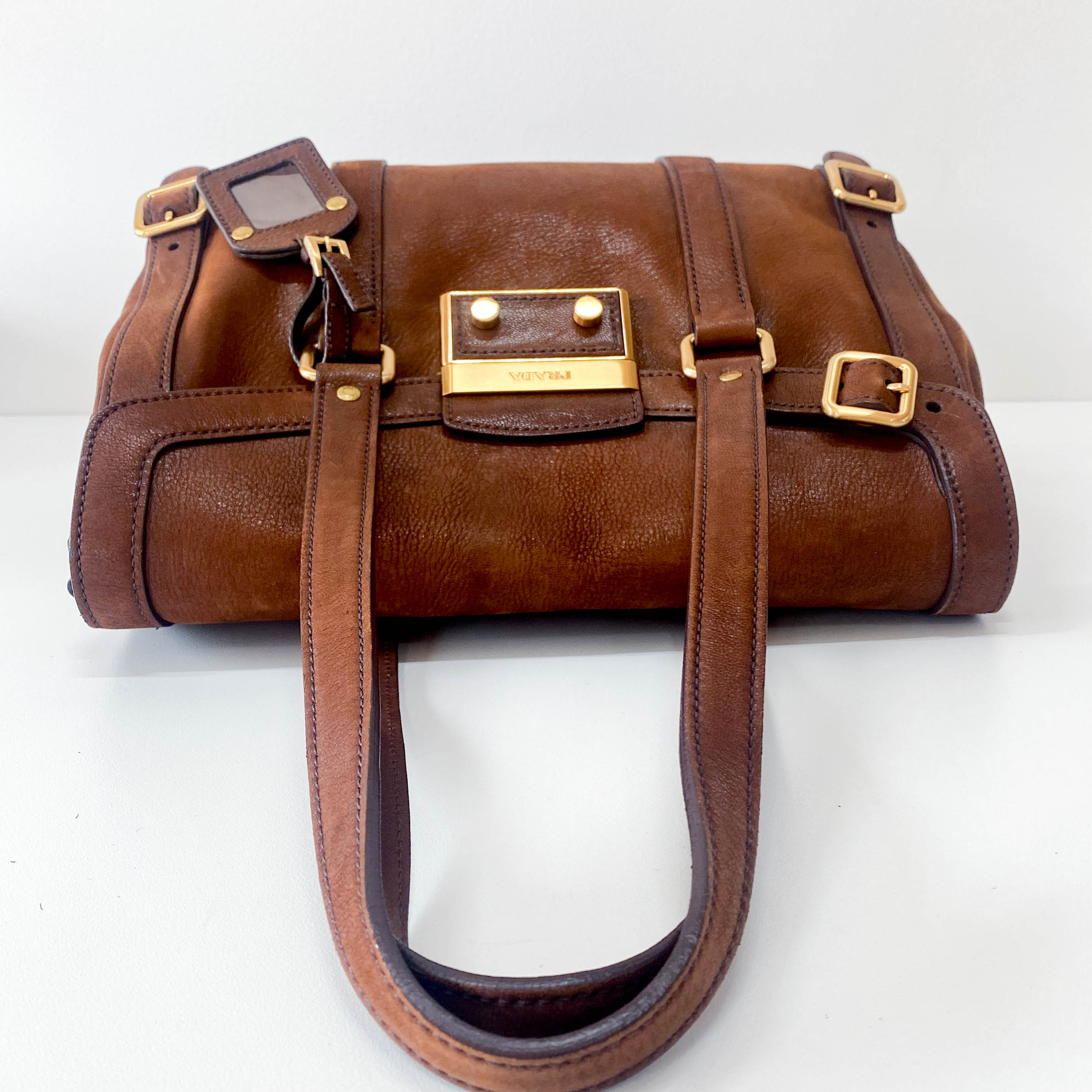 Brown Leather Shoulder Bag