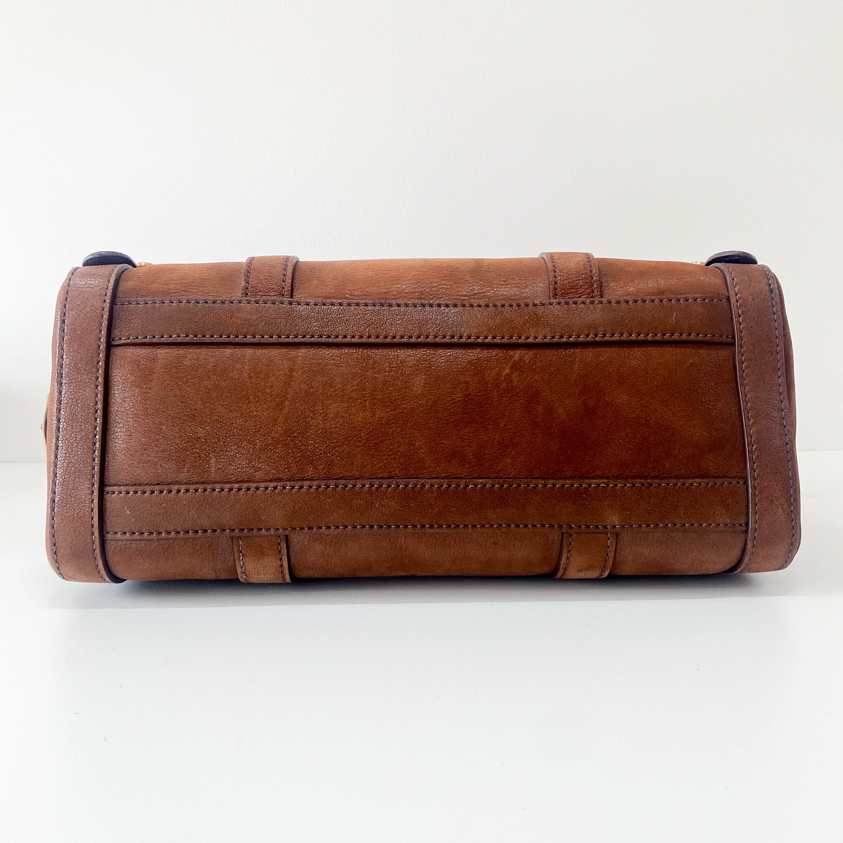 Brown Leather Shoulder Bag