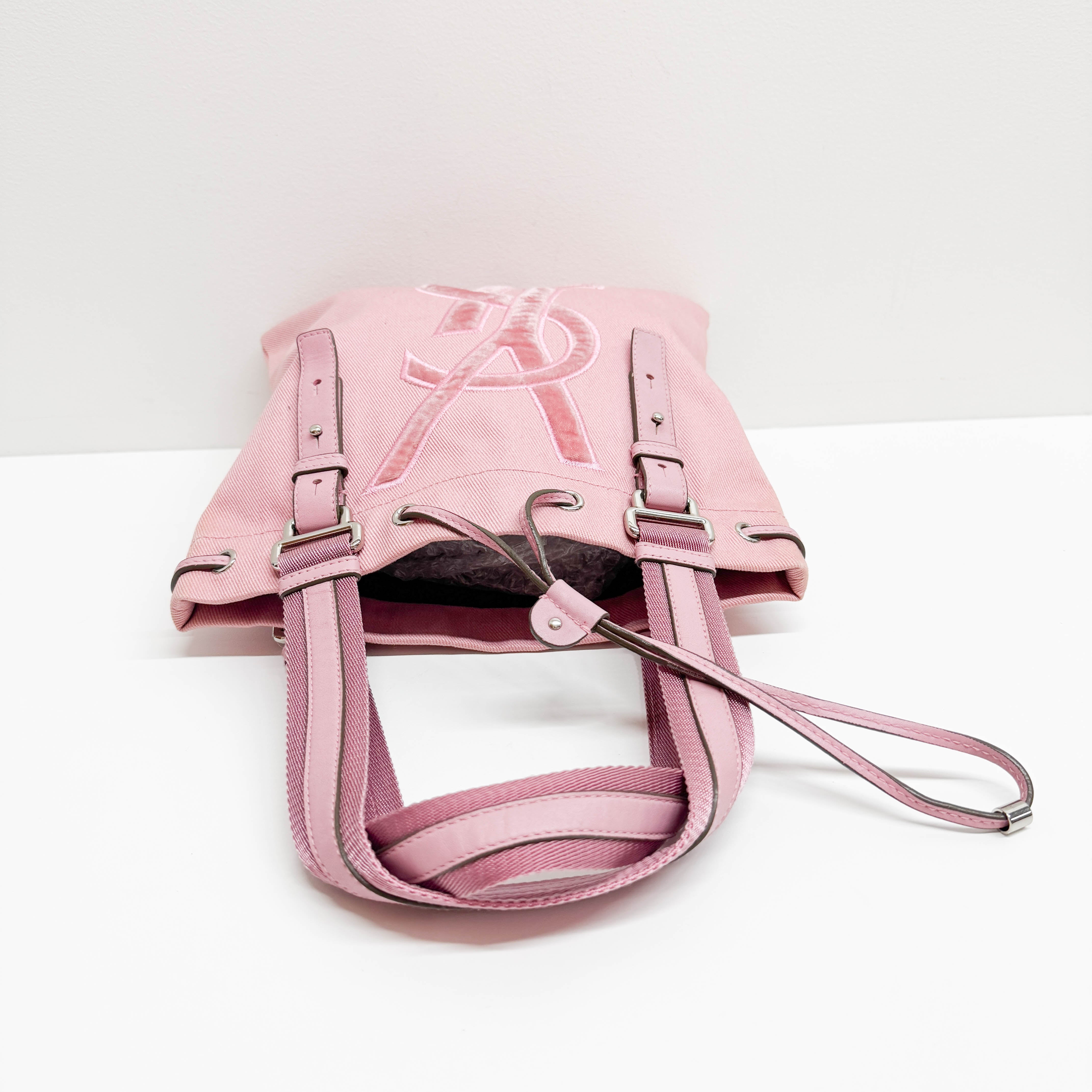 Pink Canvas Tote Bag