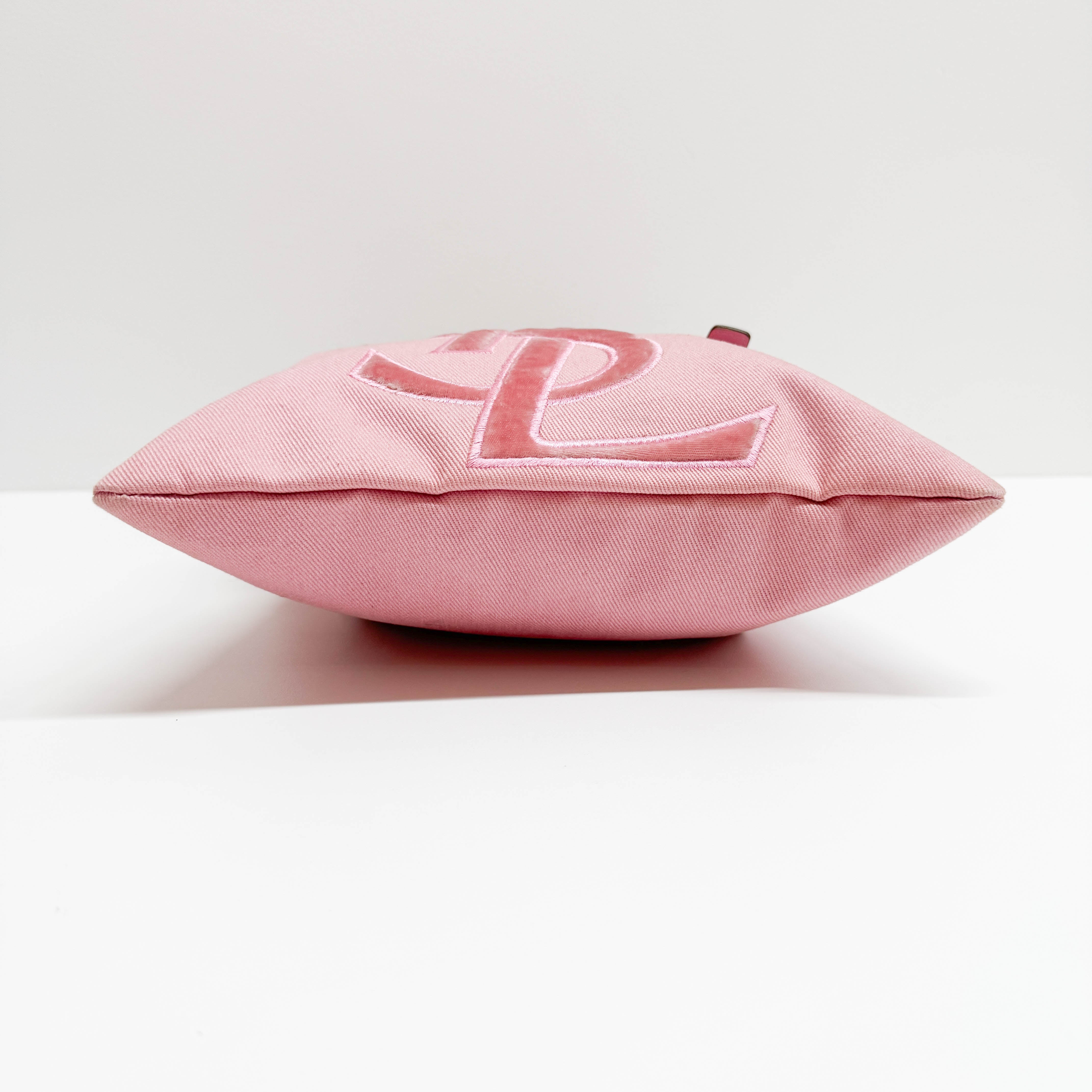 Pink Canvas Tote Bag