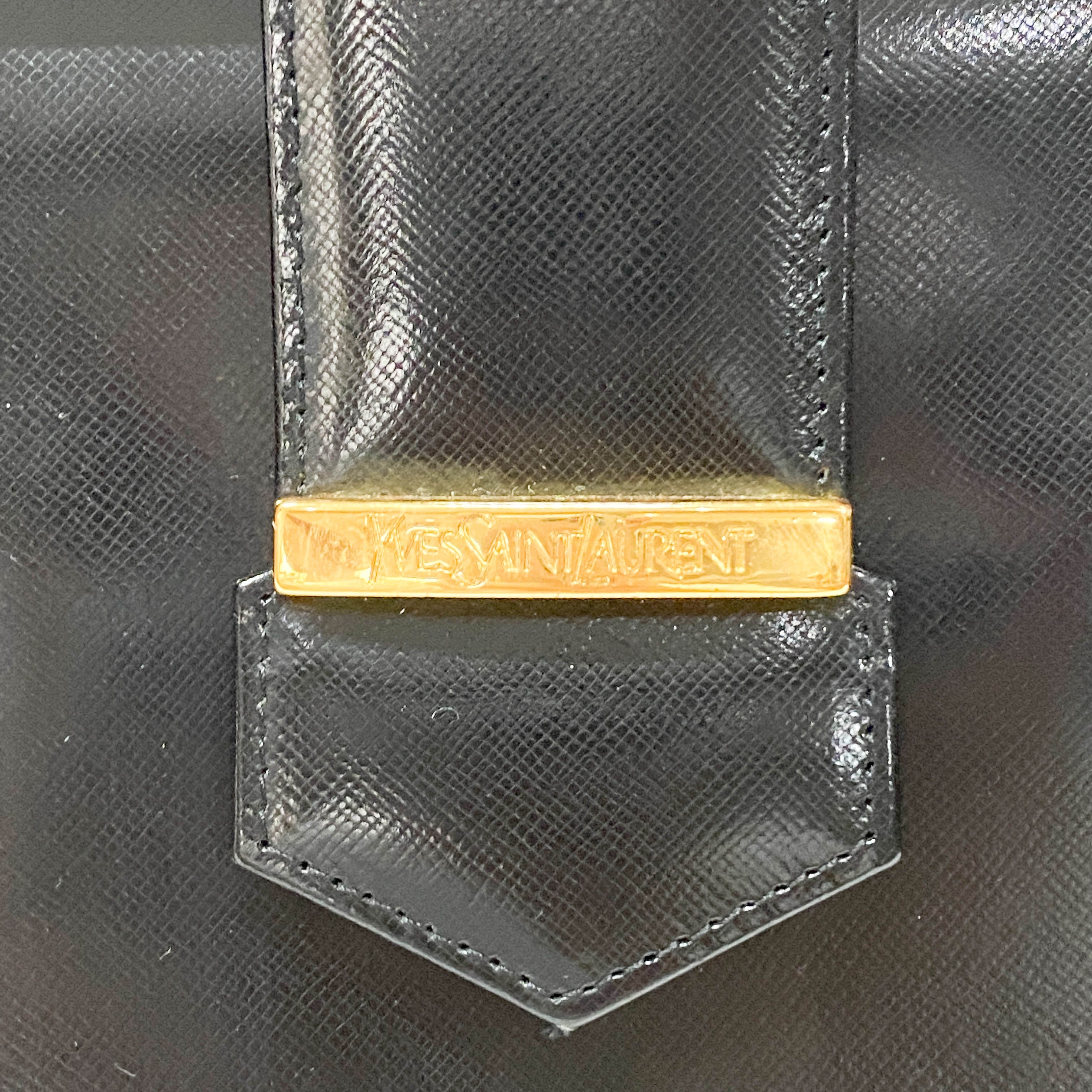 Black Leather Shoulder Bag