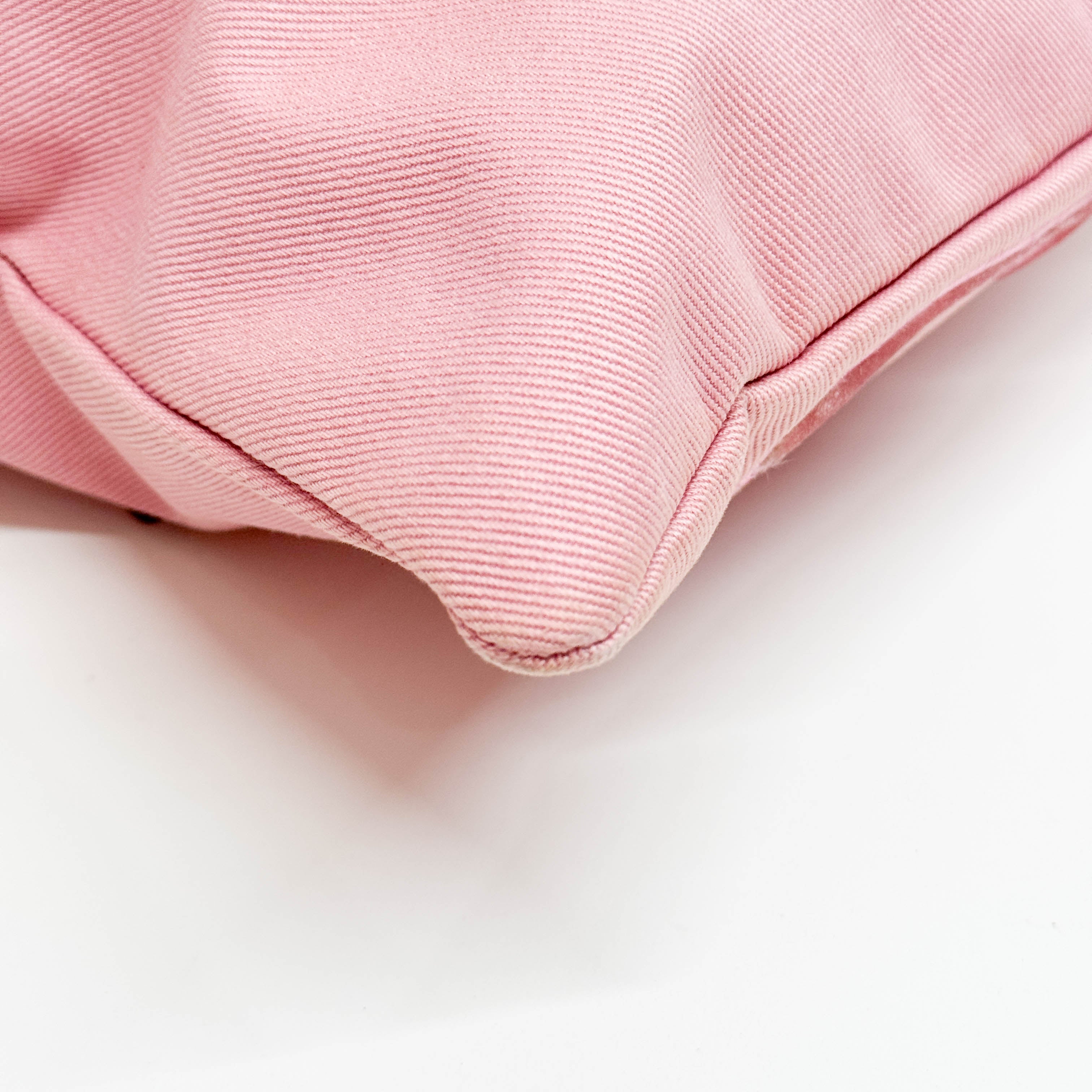 Pink Canvas Tote Bag