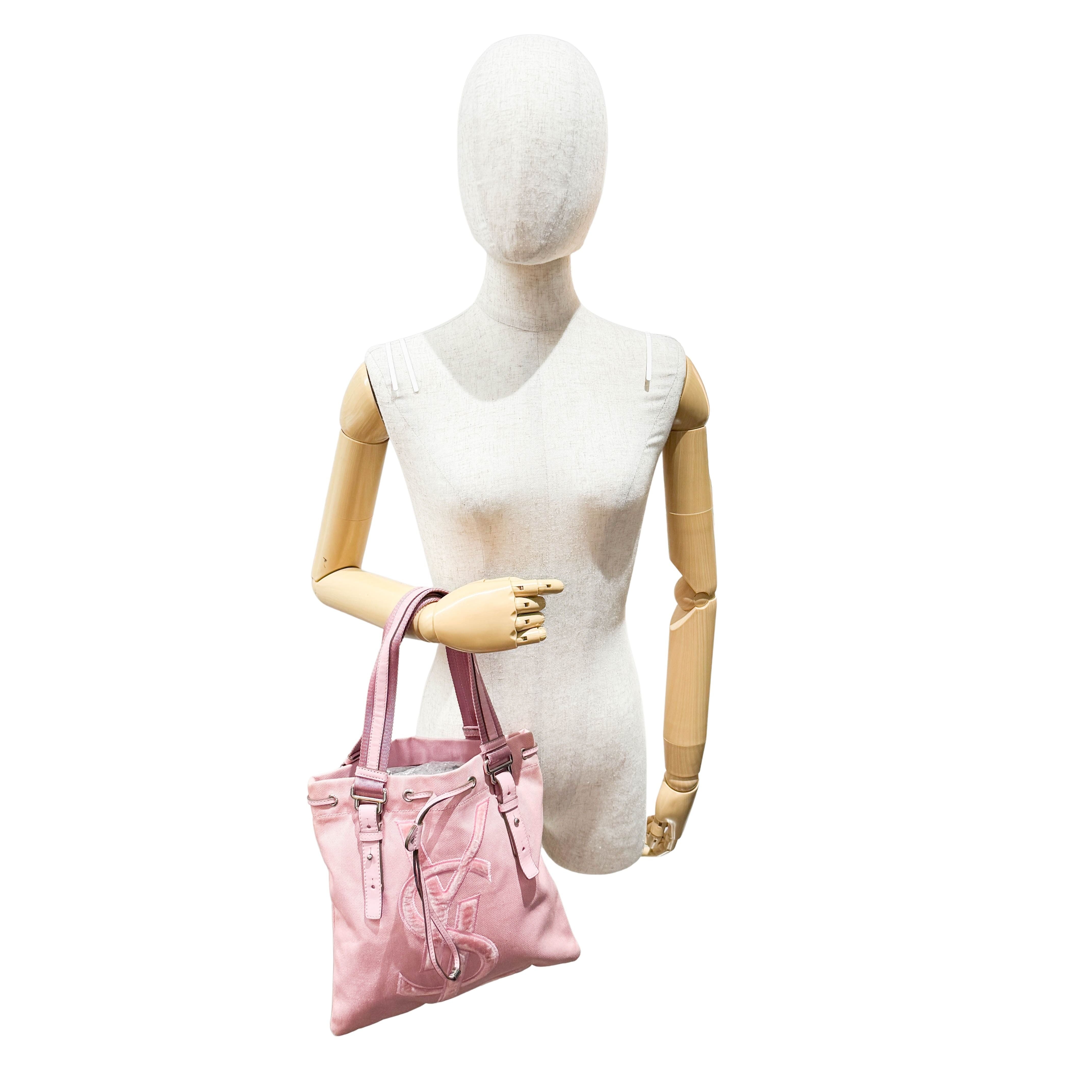 Pink Canvas Tote Bag