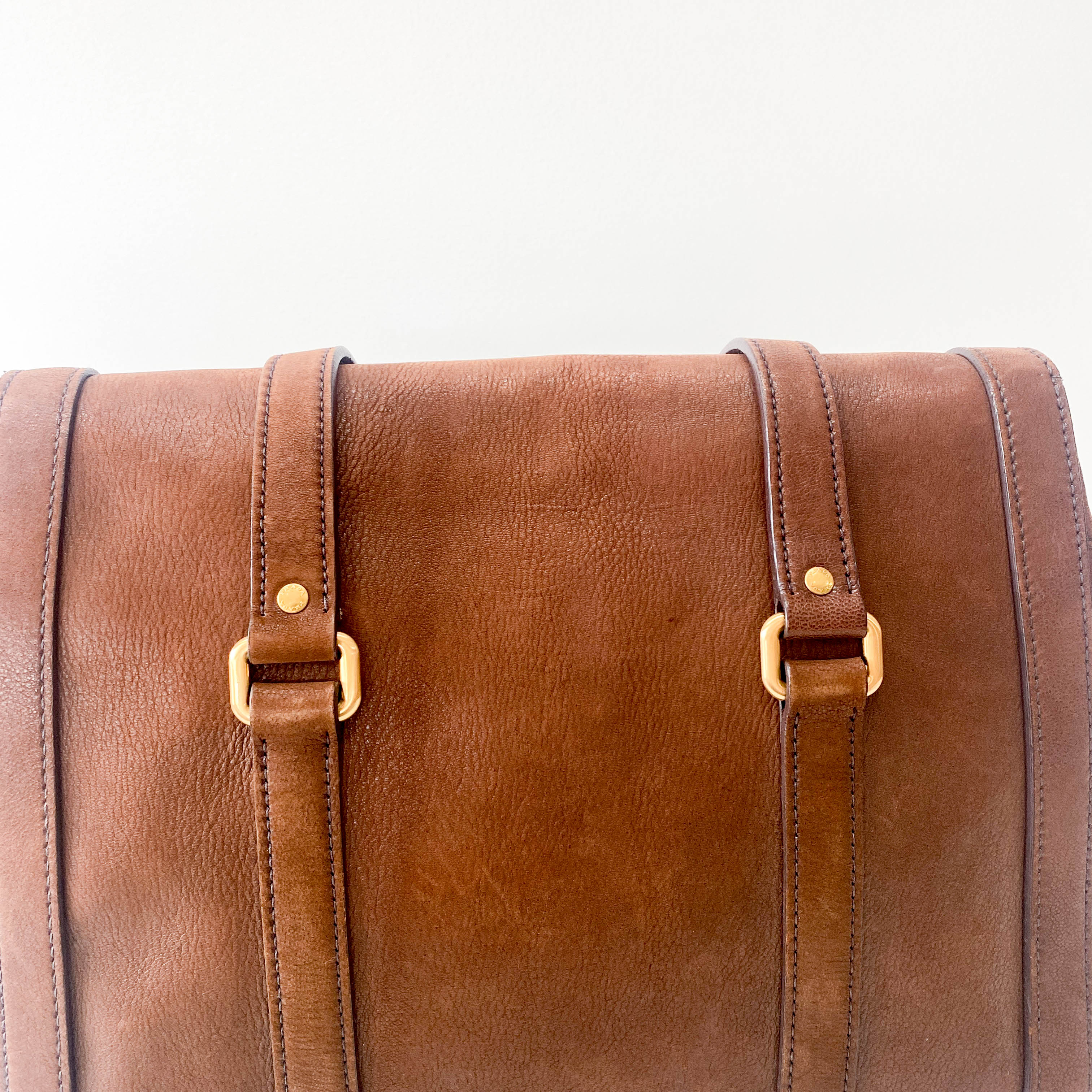 Brown Leather Shoulder Bag