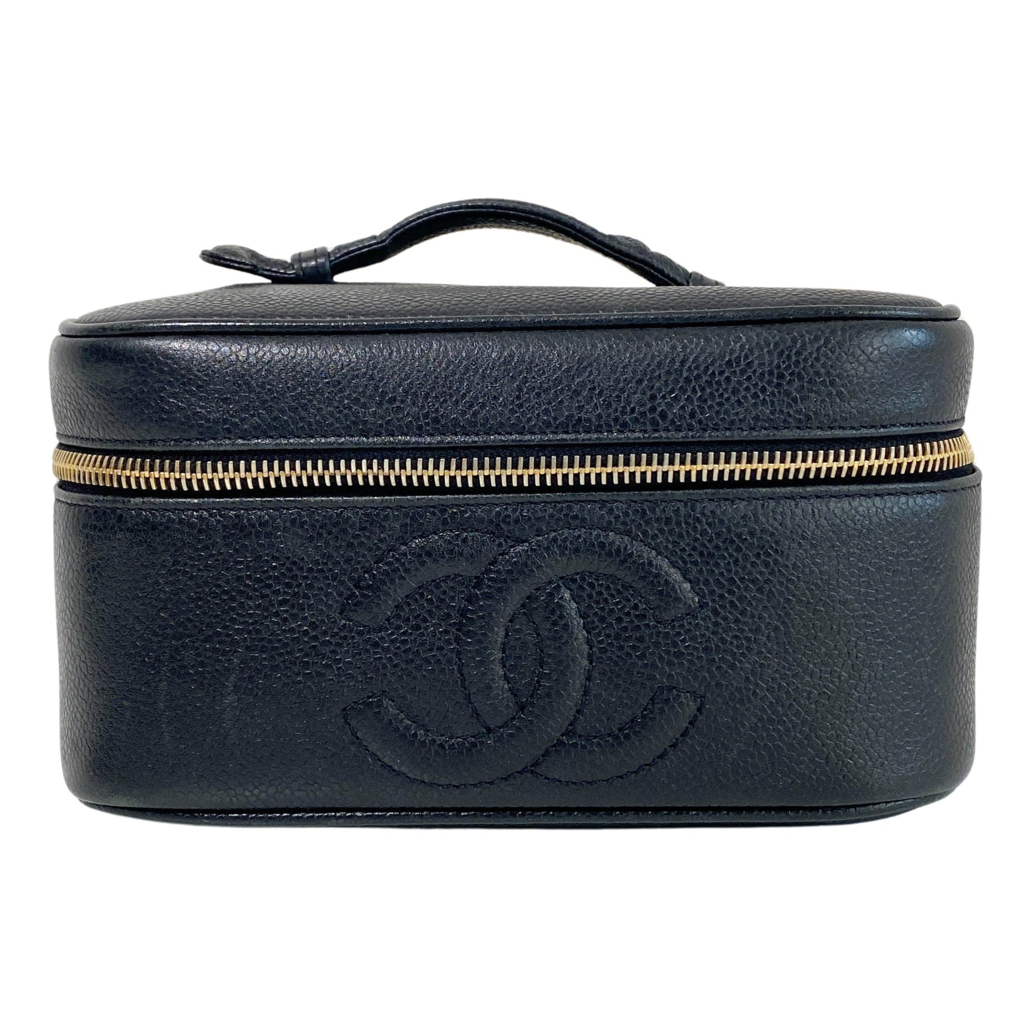 Grain Calf Skin Vanity Bag
