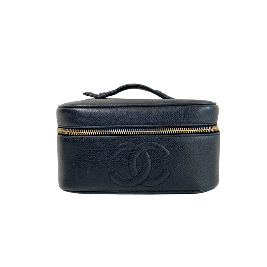 Grain Calf Skin Vanity Bag