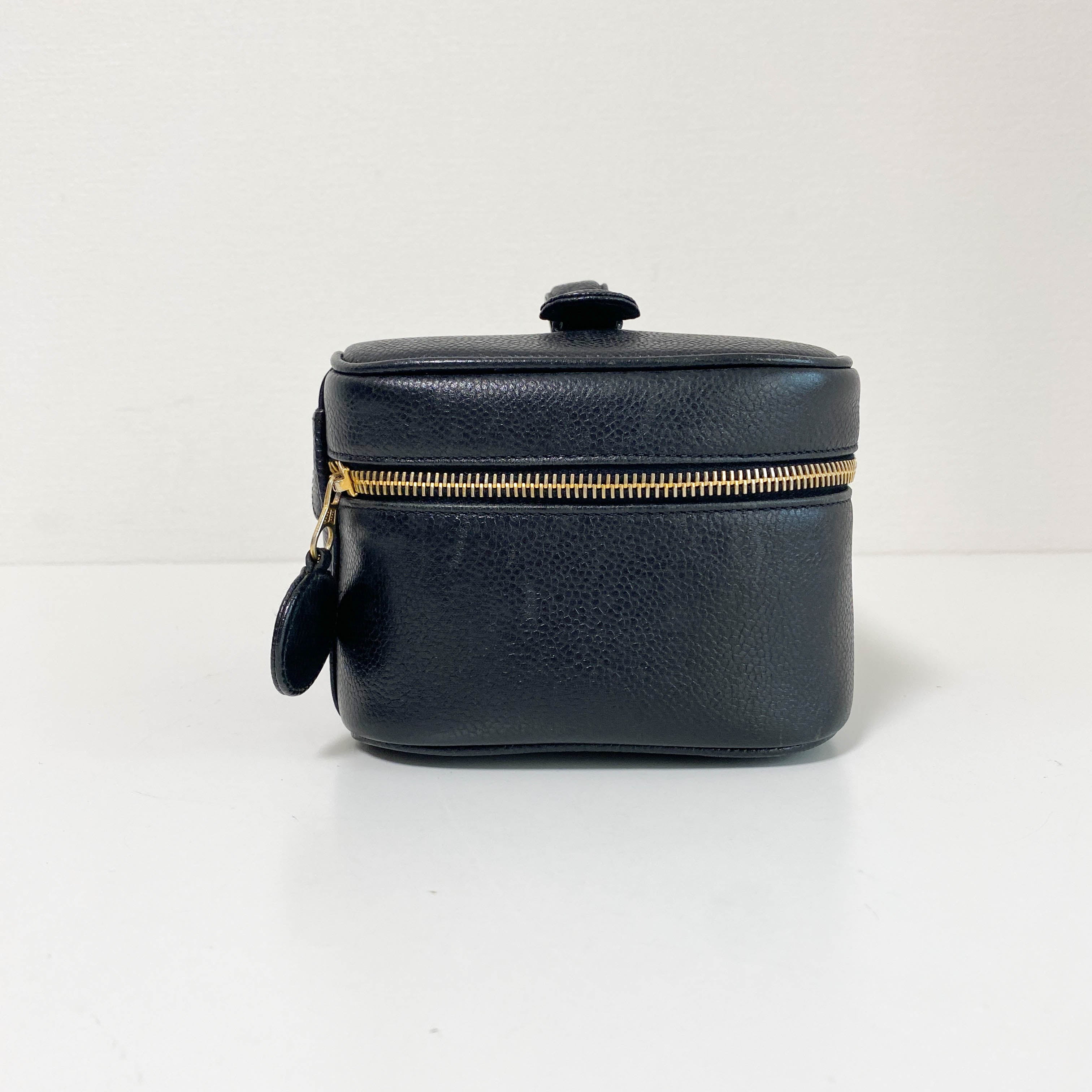 Grain Calf Skin Vanity Bag