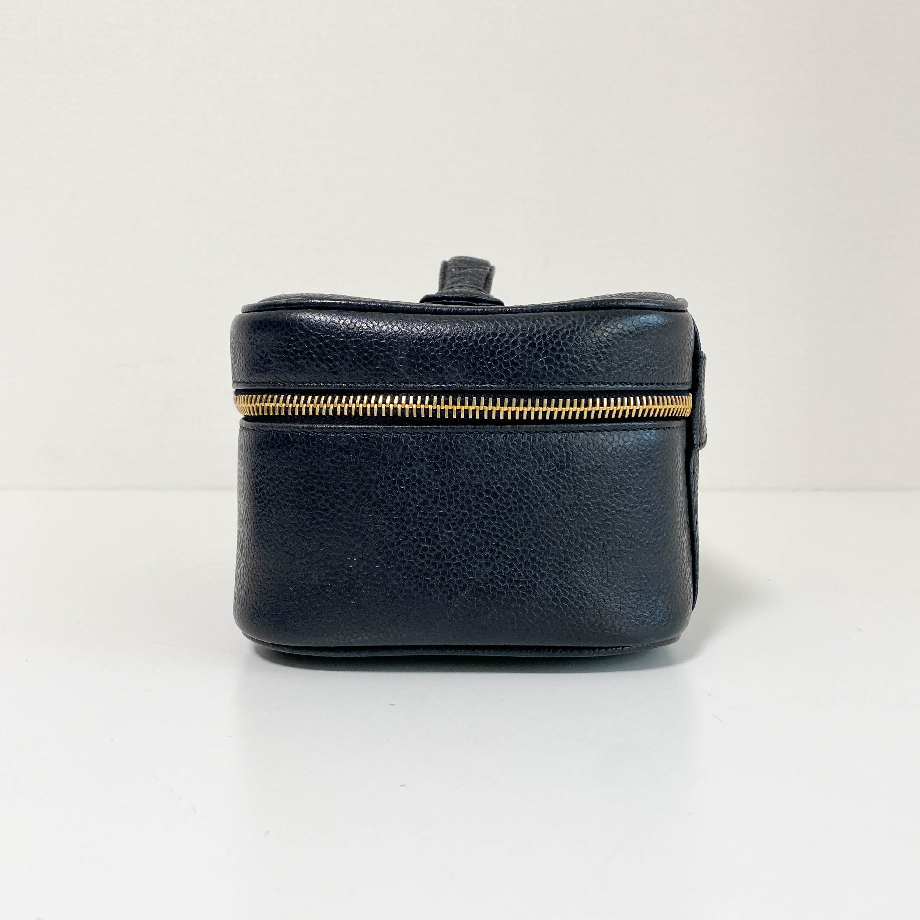 Grain Calf Skin Vanity Bag