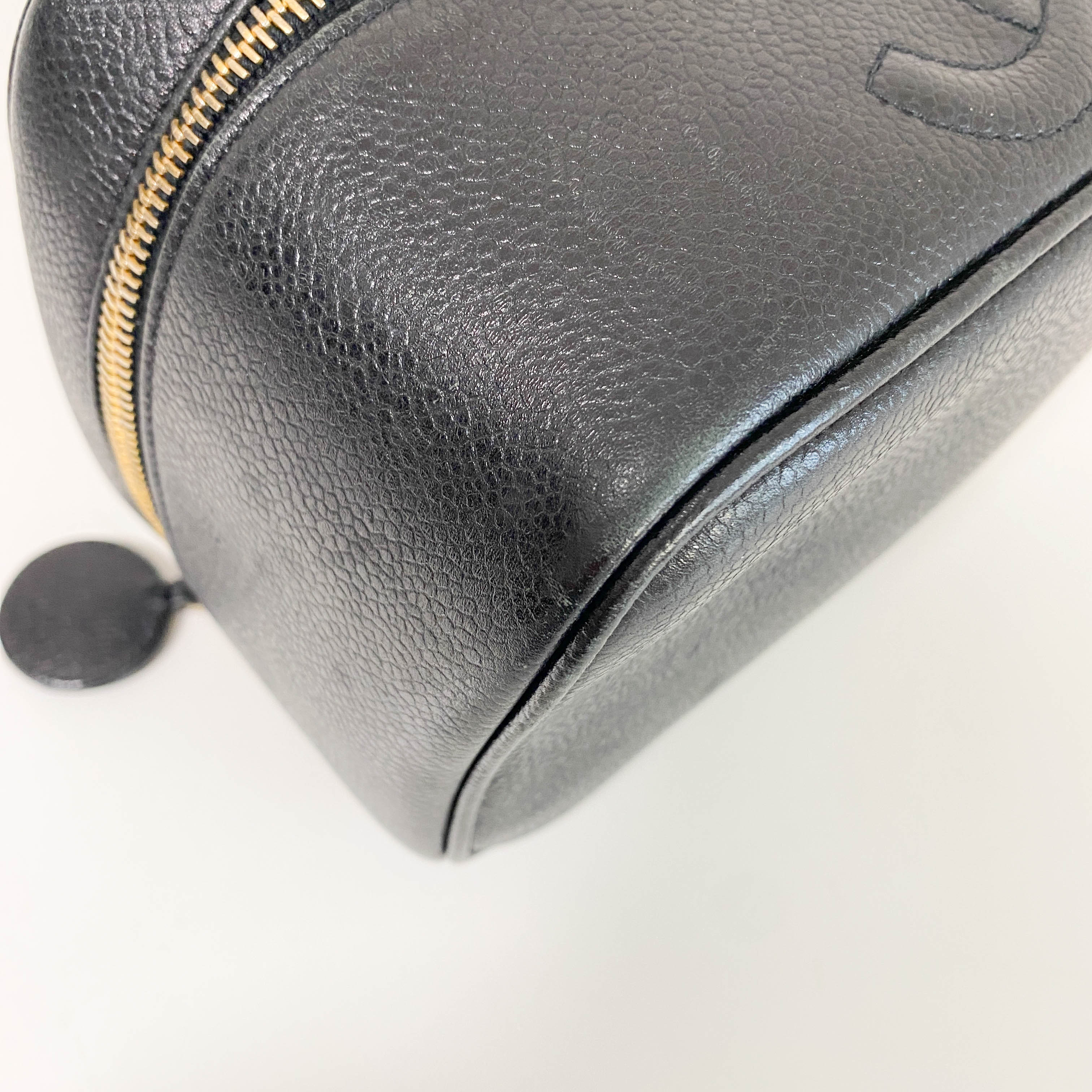 Grain Calf Skin Vanity Bag