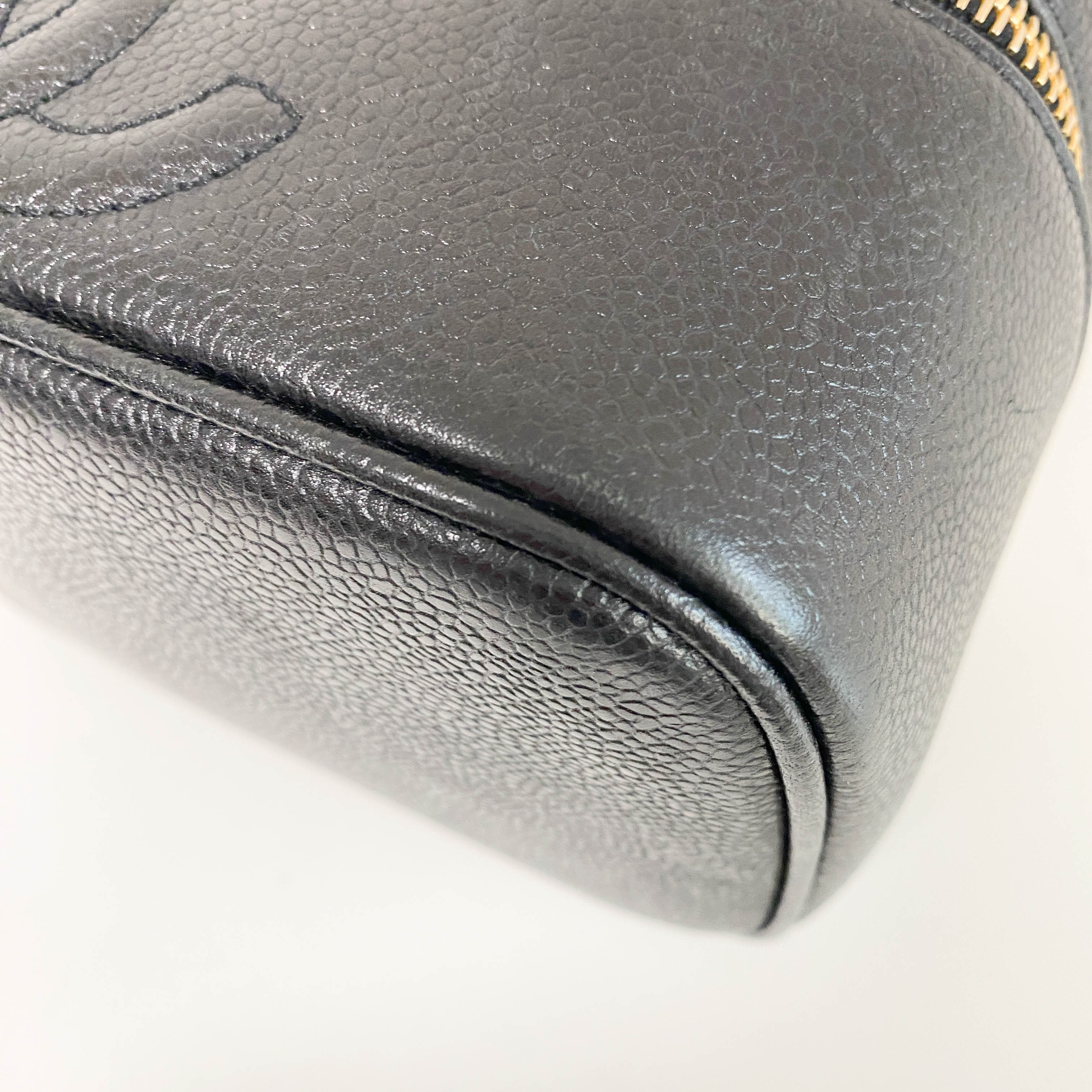 Grain Calf Skin Vanity Bag