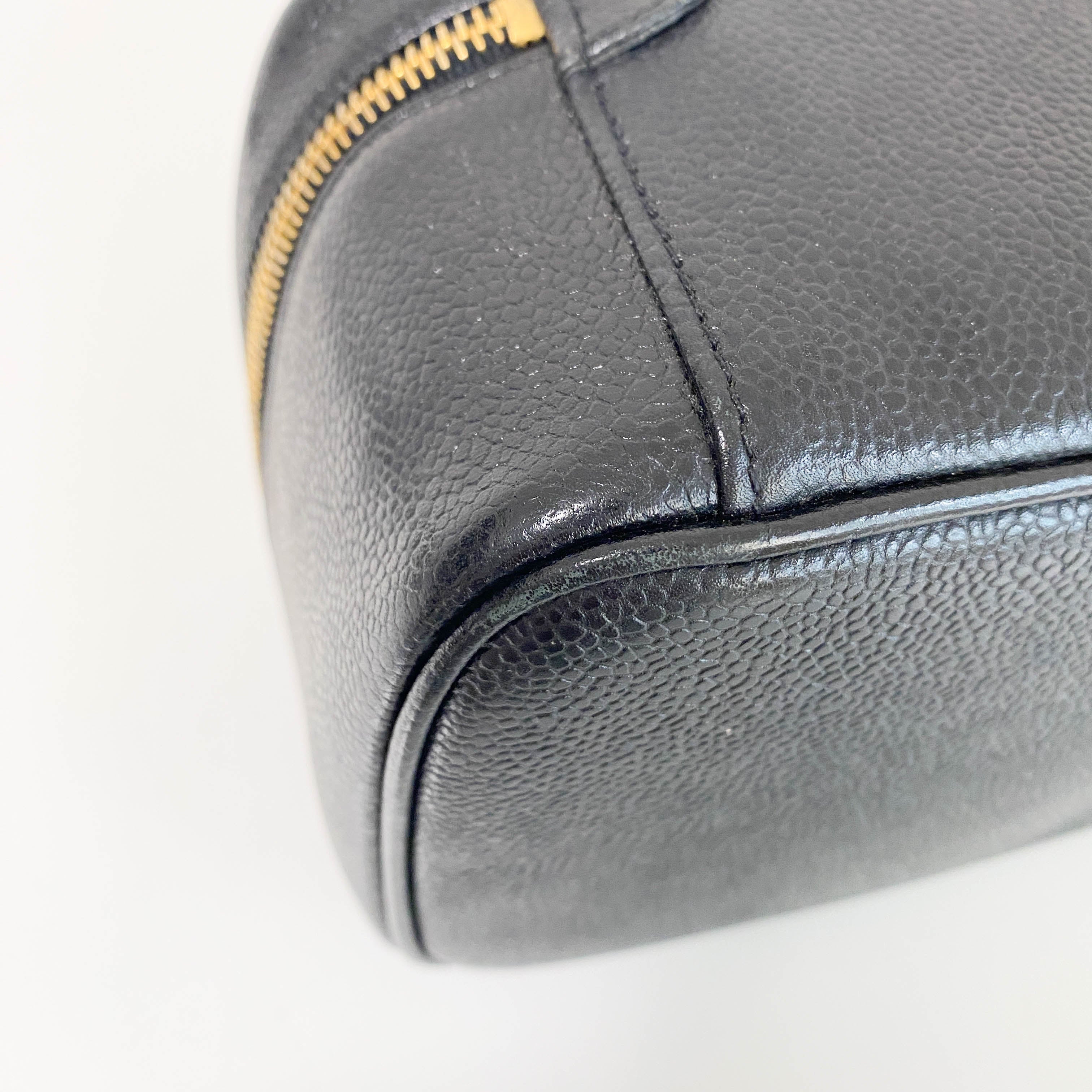 Grain Calf Skin Vanity Bag