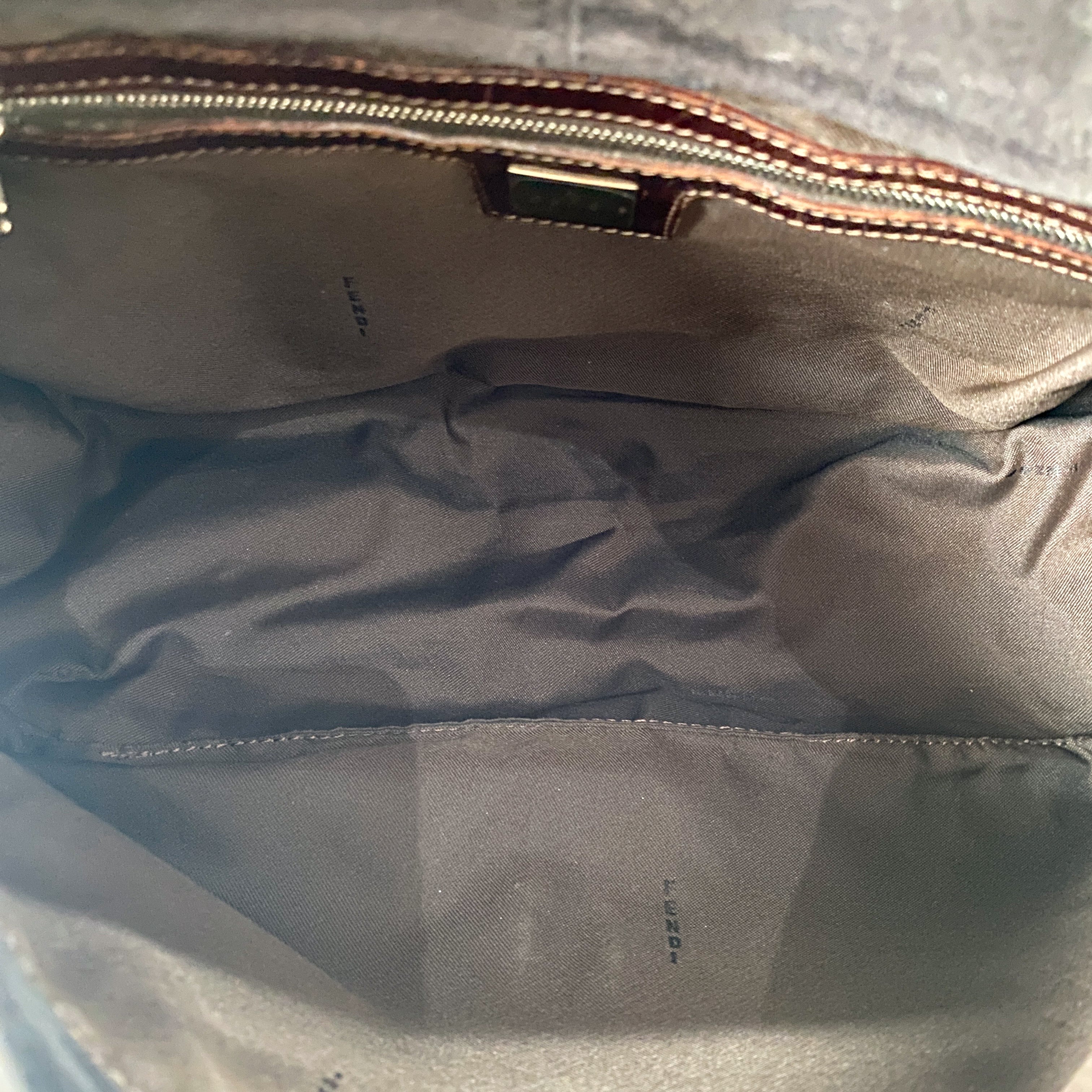 Mamma Baguette Grey Suede Shoulder Bag