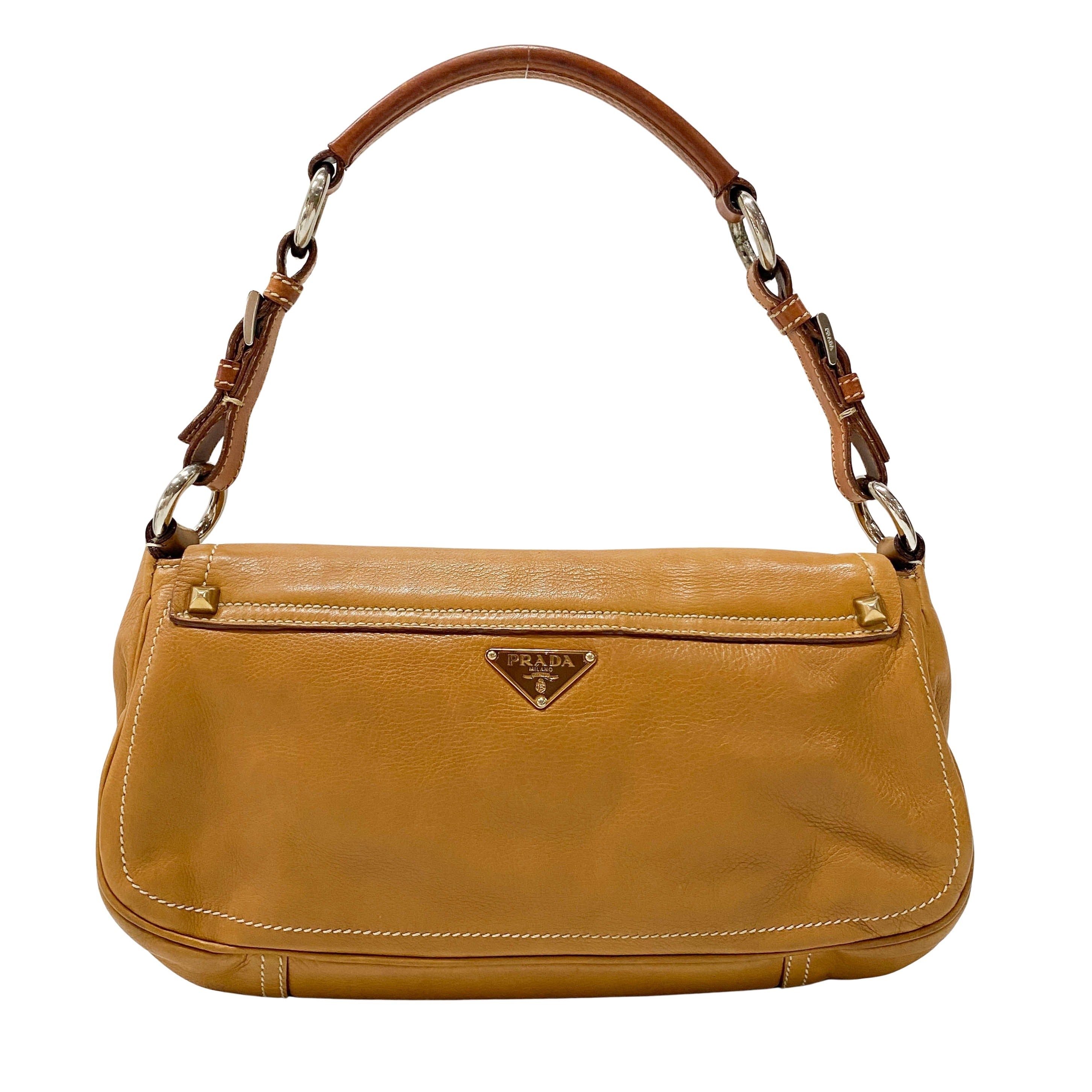 Brown Leather Shoulder Bag