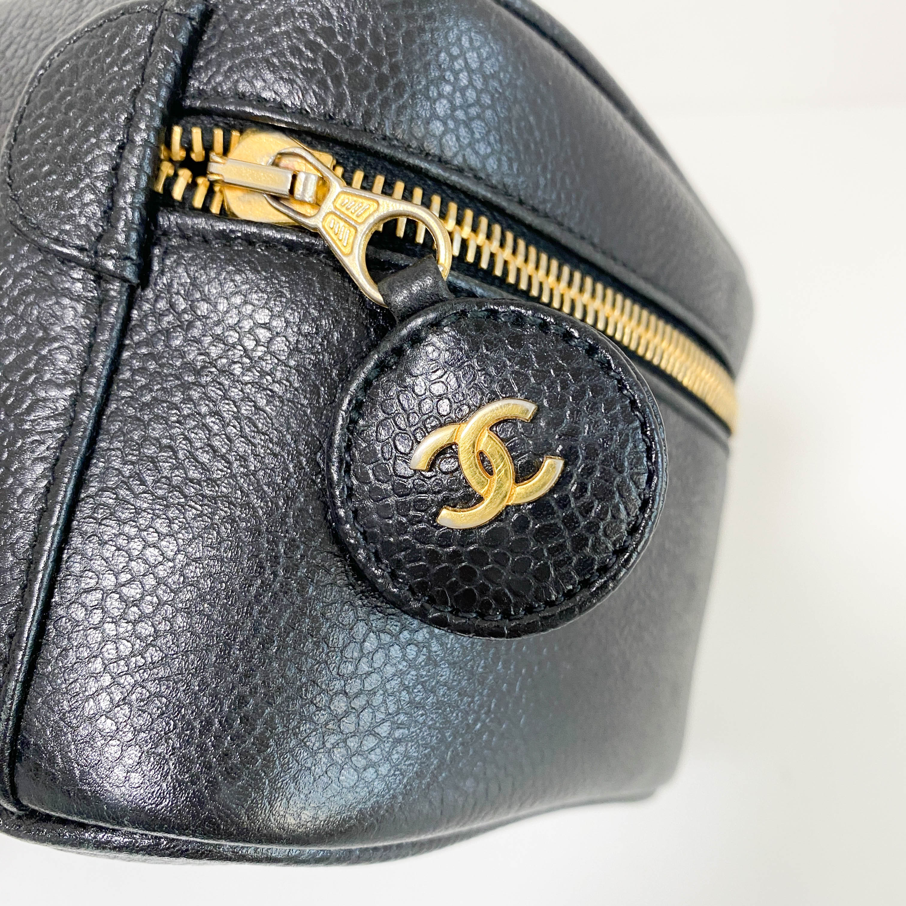 Grain Calf Skin Vanity Bag