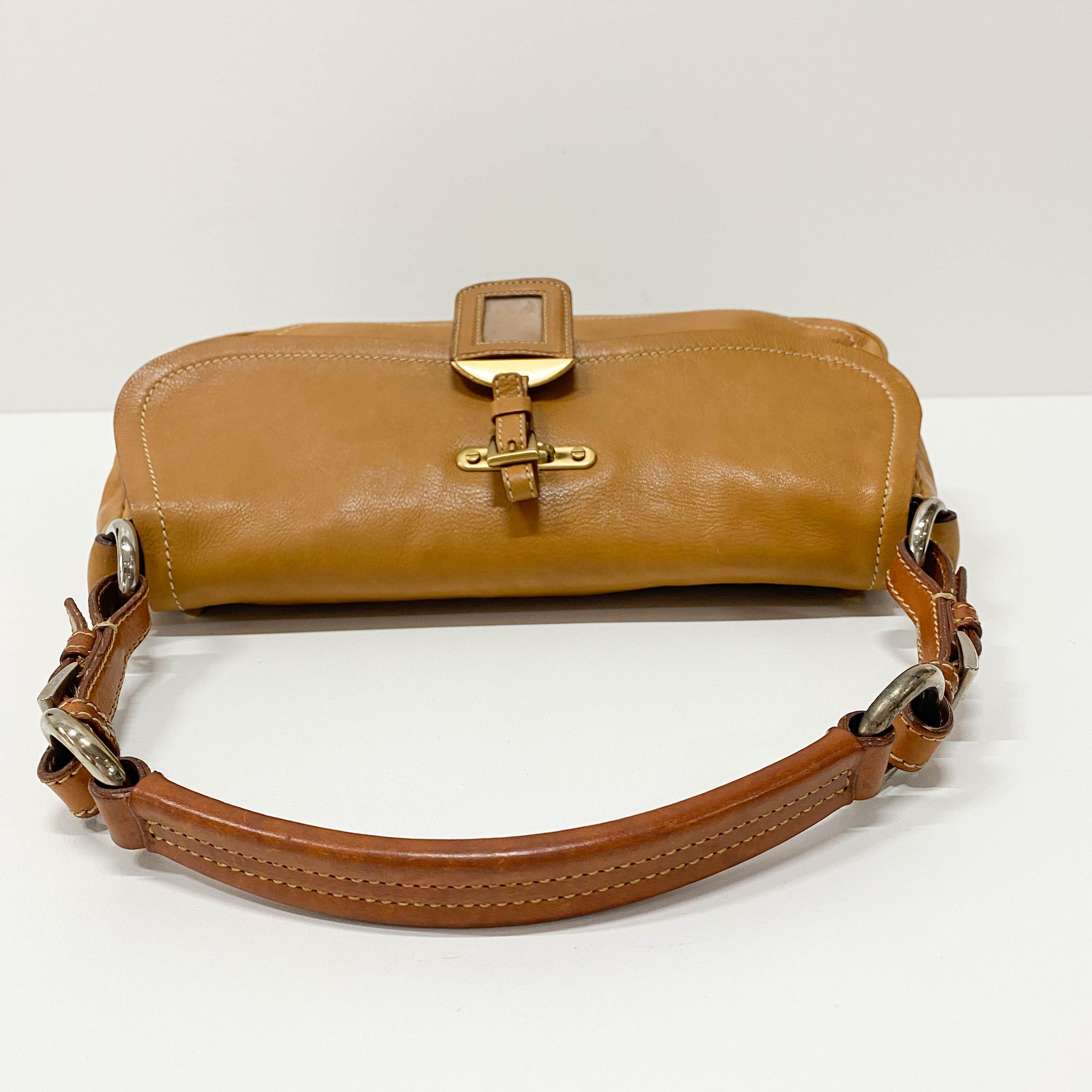 Brown Leather Shoulder Bag