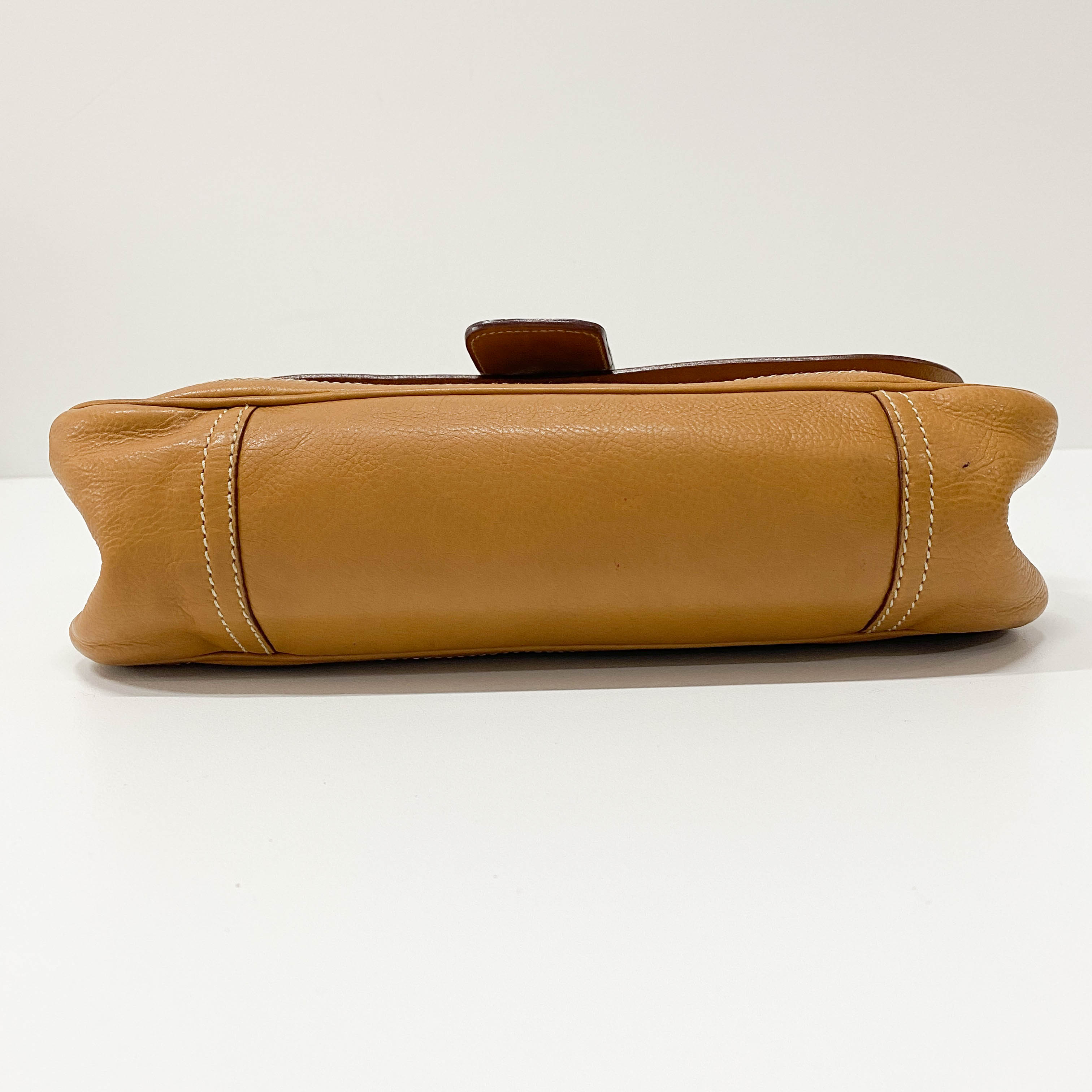 Brown Leather Shoulder Bag