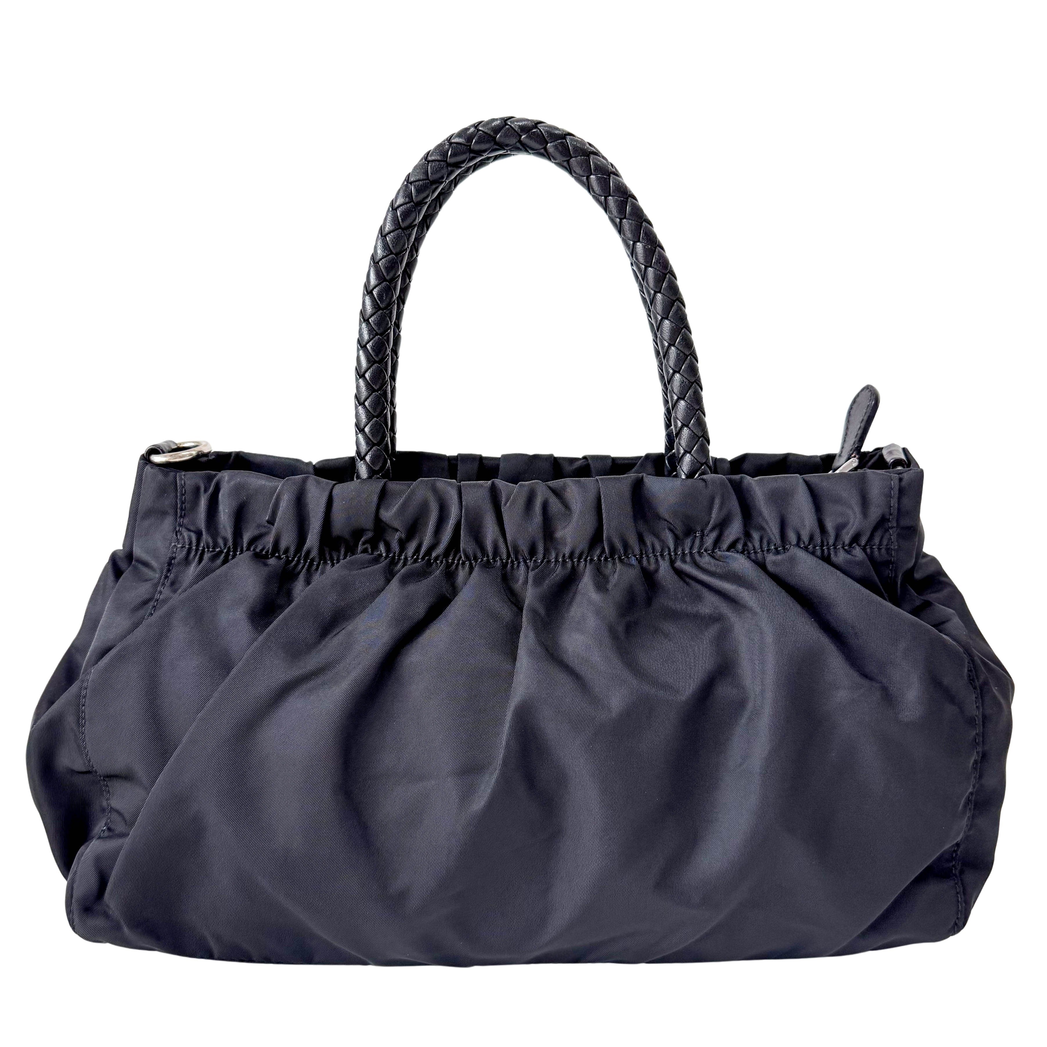 Ribbon Tessuto Nylon Handle Bag